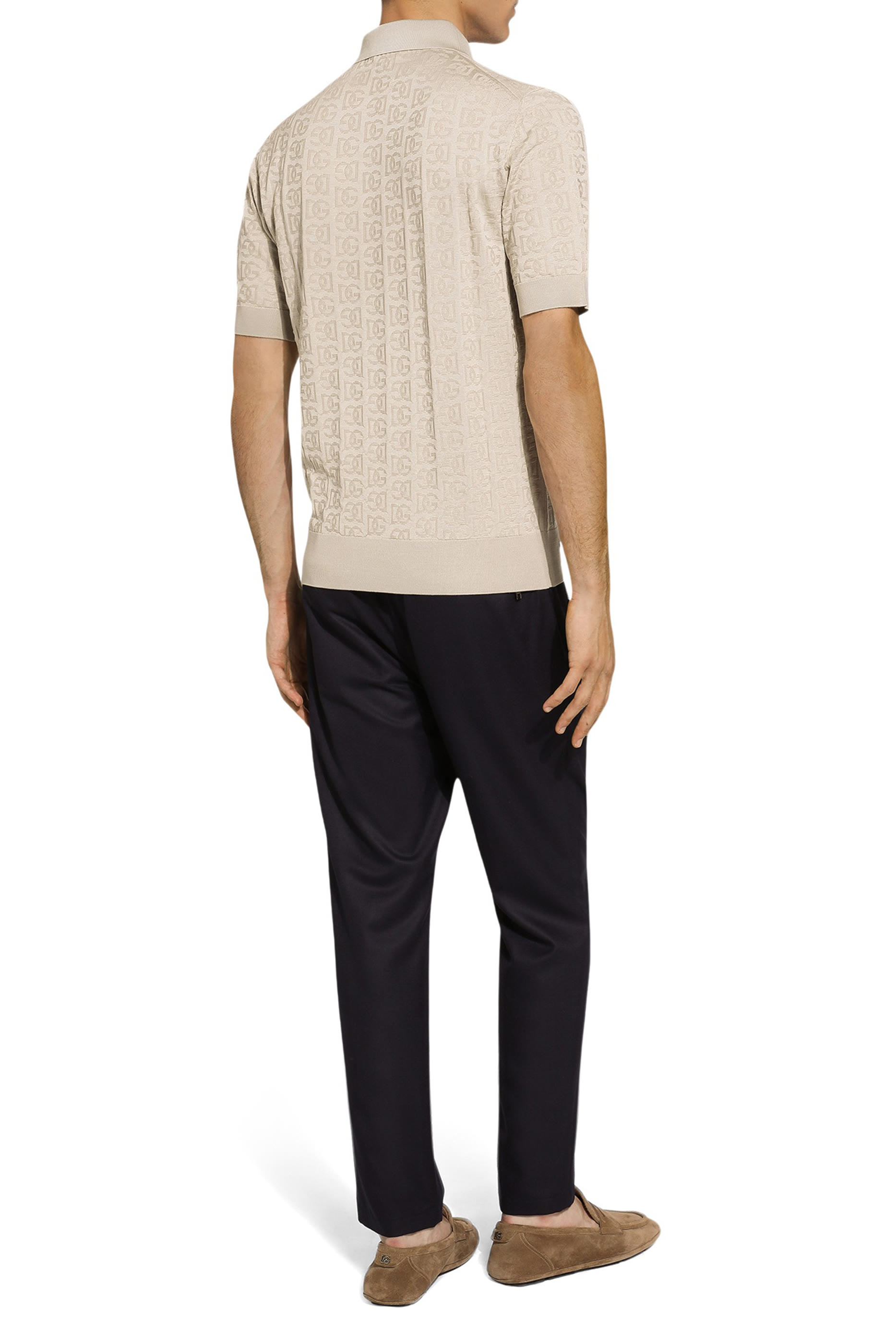 DG Logo Silk Polo Shirt