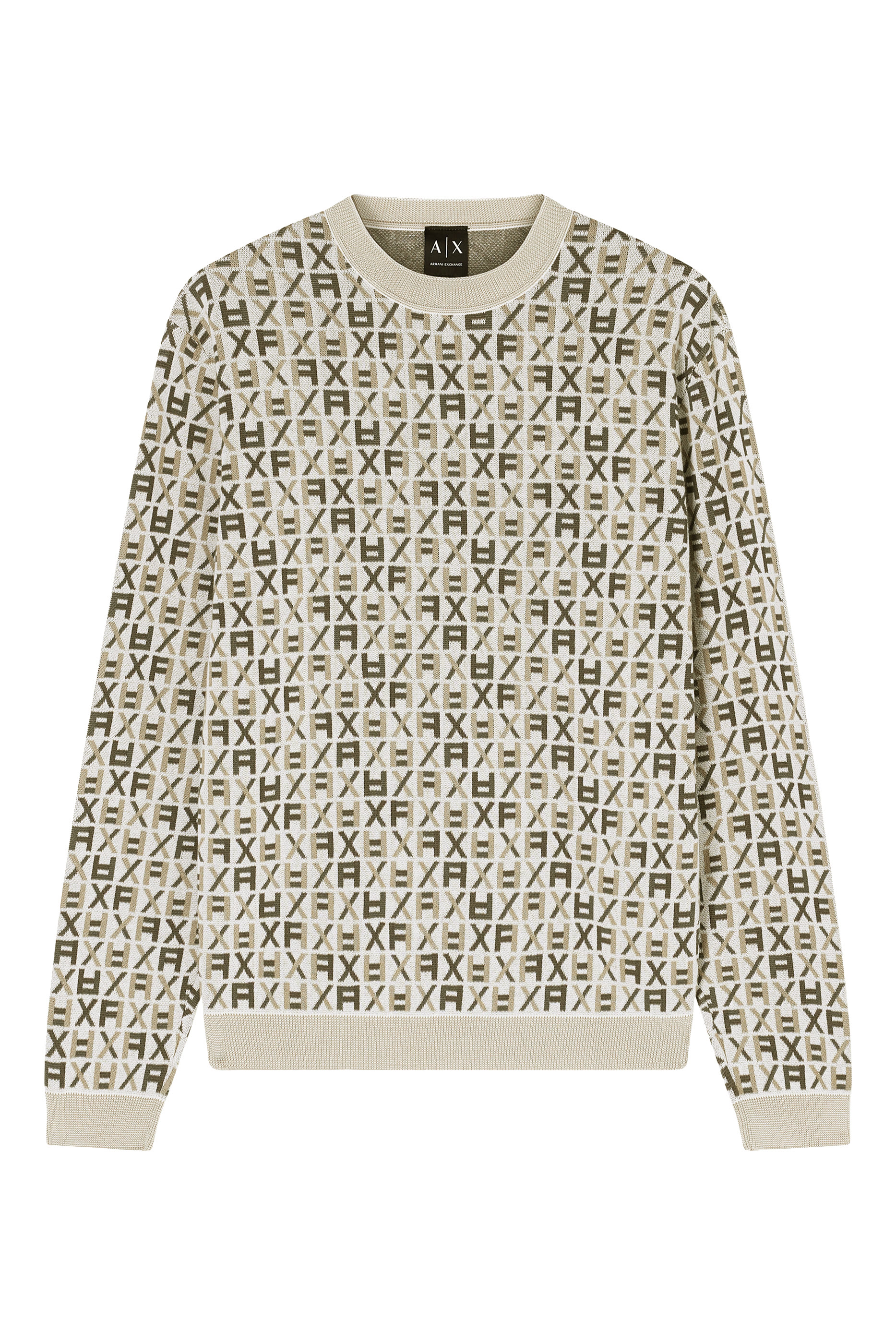 All-Over AX Logo Pullover