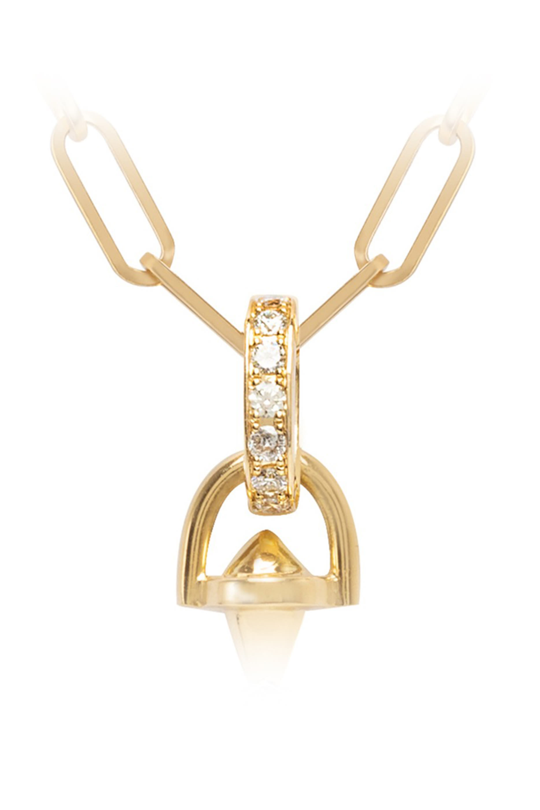 Ginea Necklace, 22k & 18k Yellow Gold with Diamonds