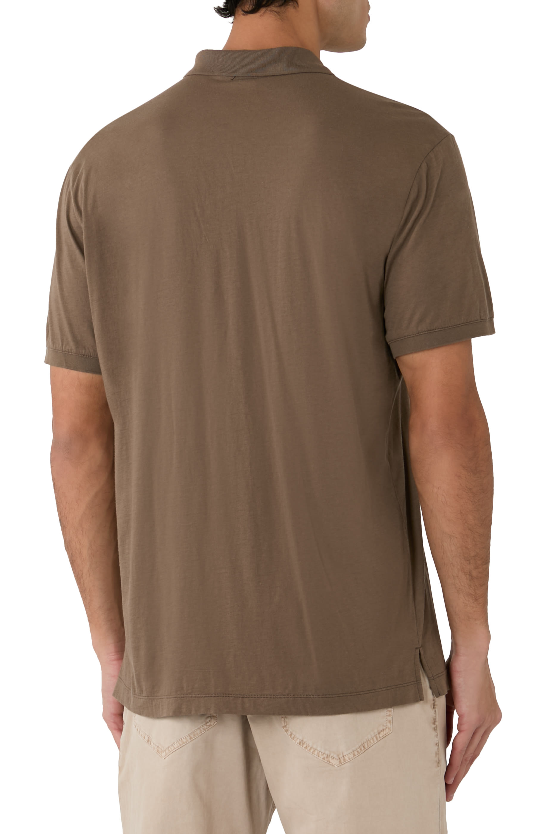 Luxe Lotus Jersey Polo