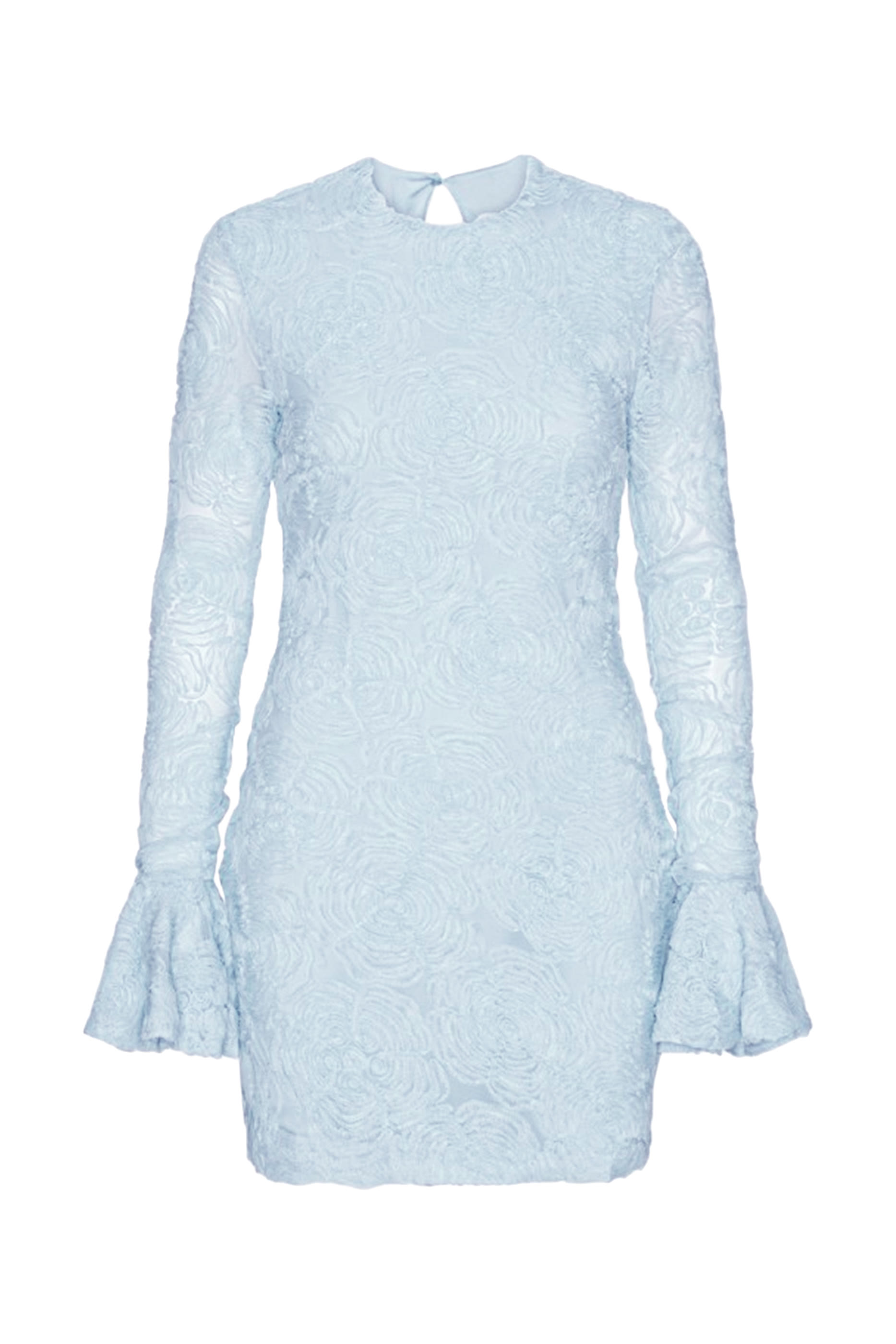 Mesh Frill Mini Dress