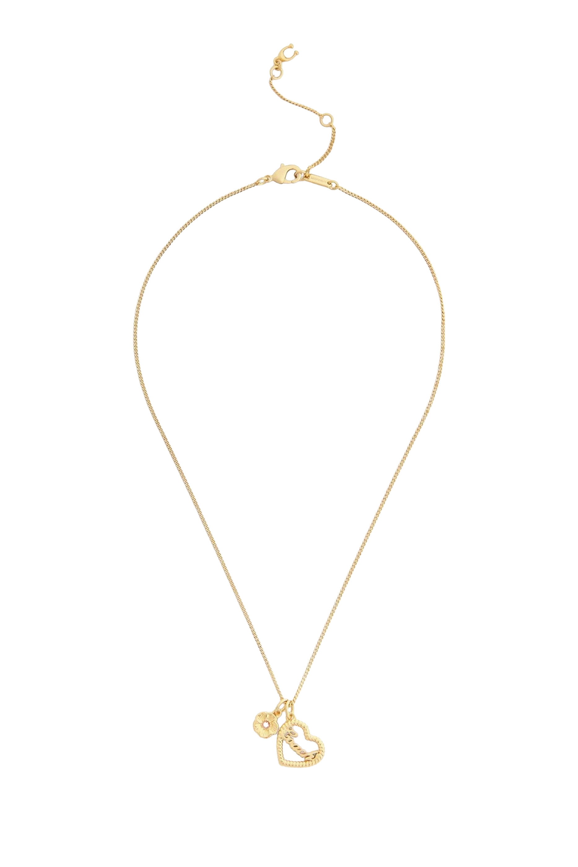  Heart Tearose Short Pendant Necklace