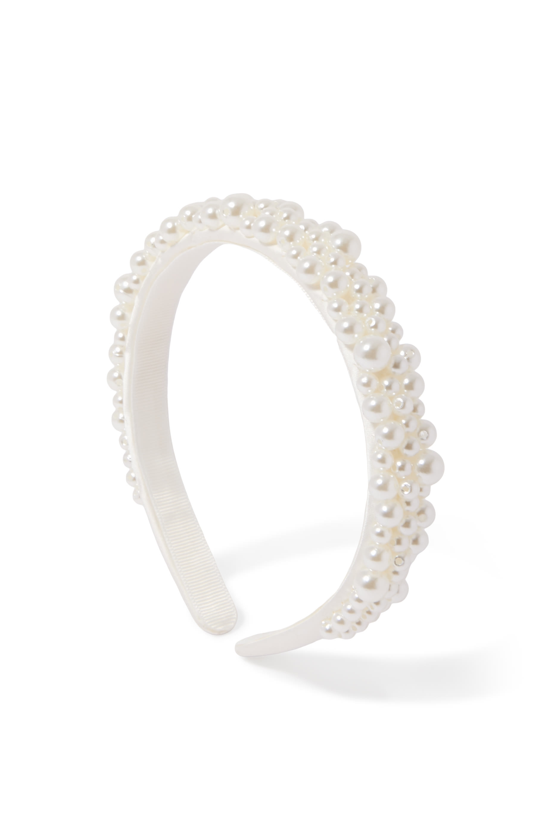 Kids Satin Pearl Embellished Headband