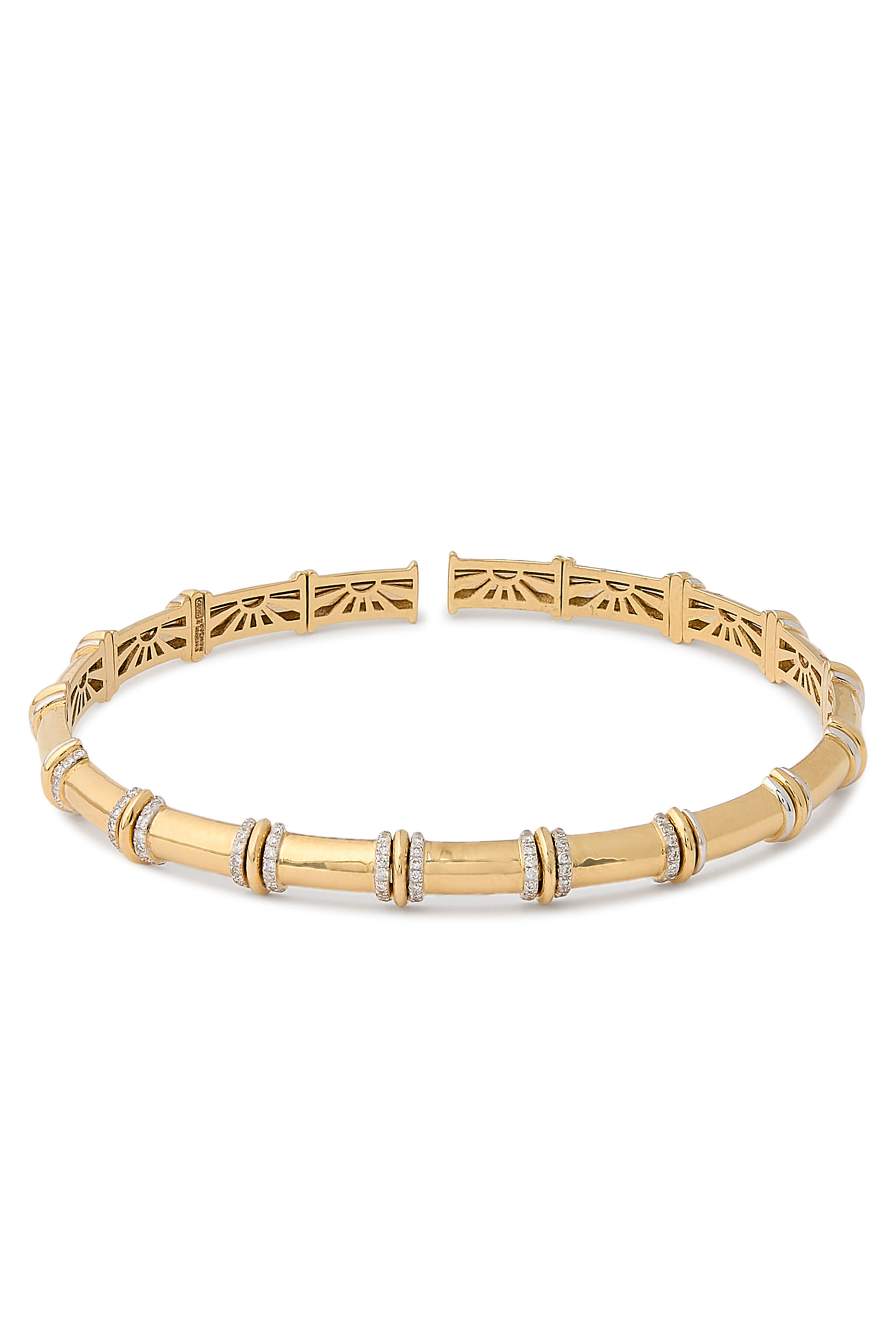 Mini Bracelet, 18k Yellow Gold with Diamonds