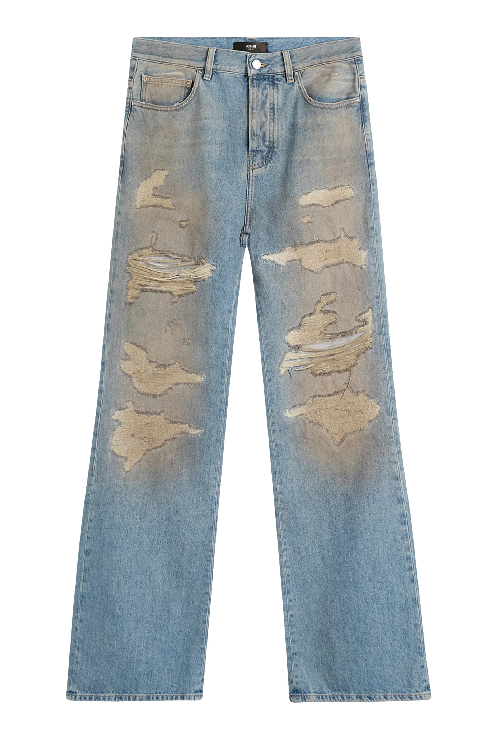 Repaired Boot Cut Jeans