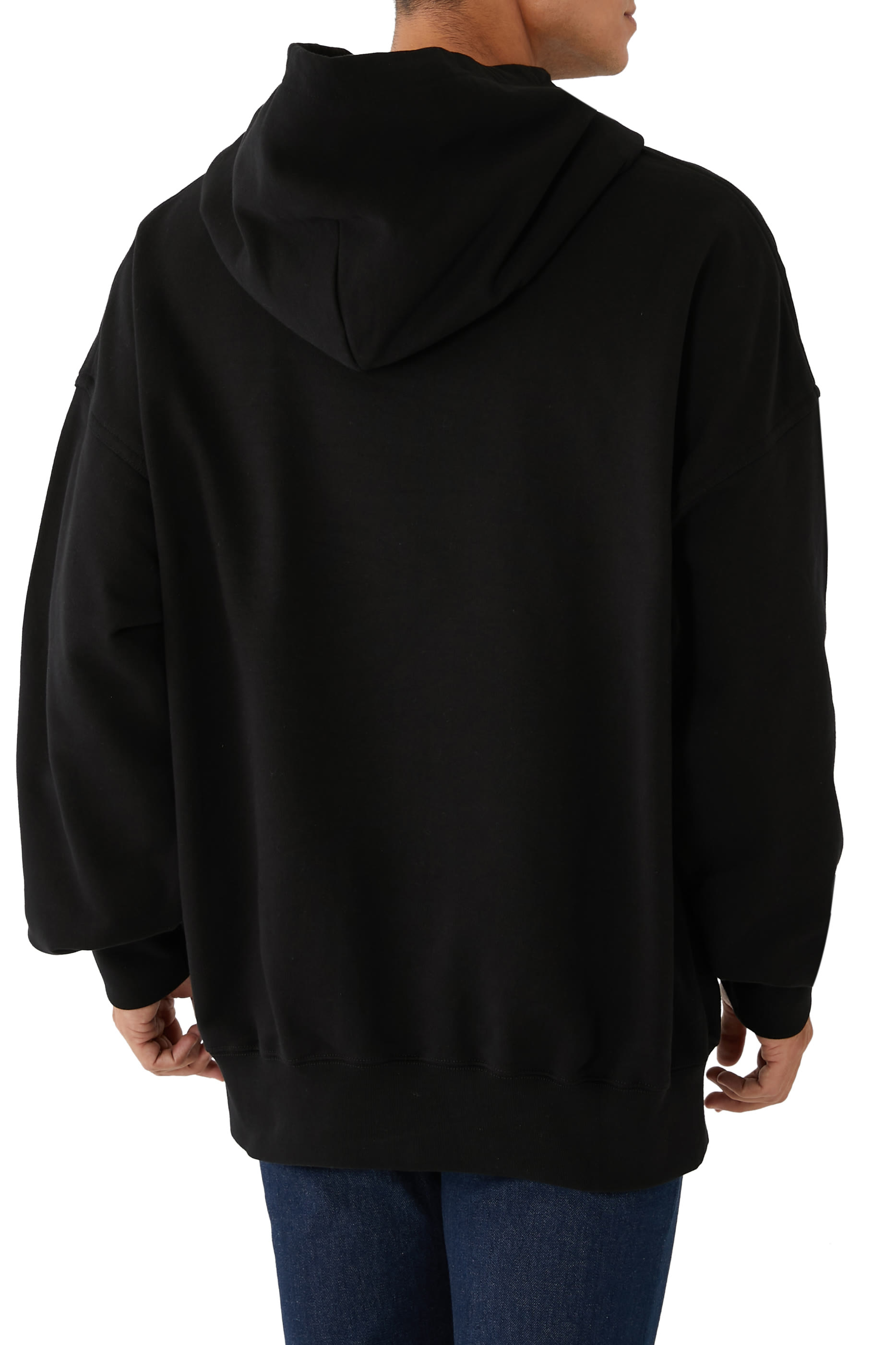 Cotton Jersey Hooded Sweatshirt