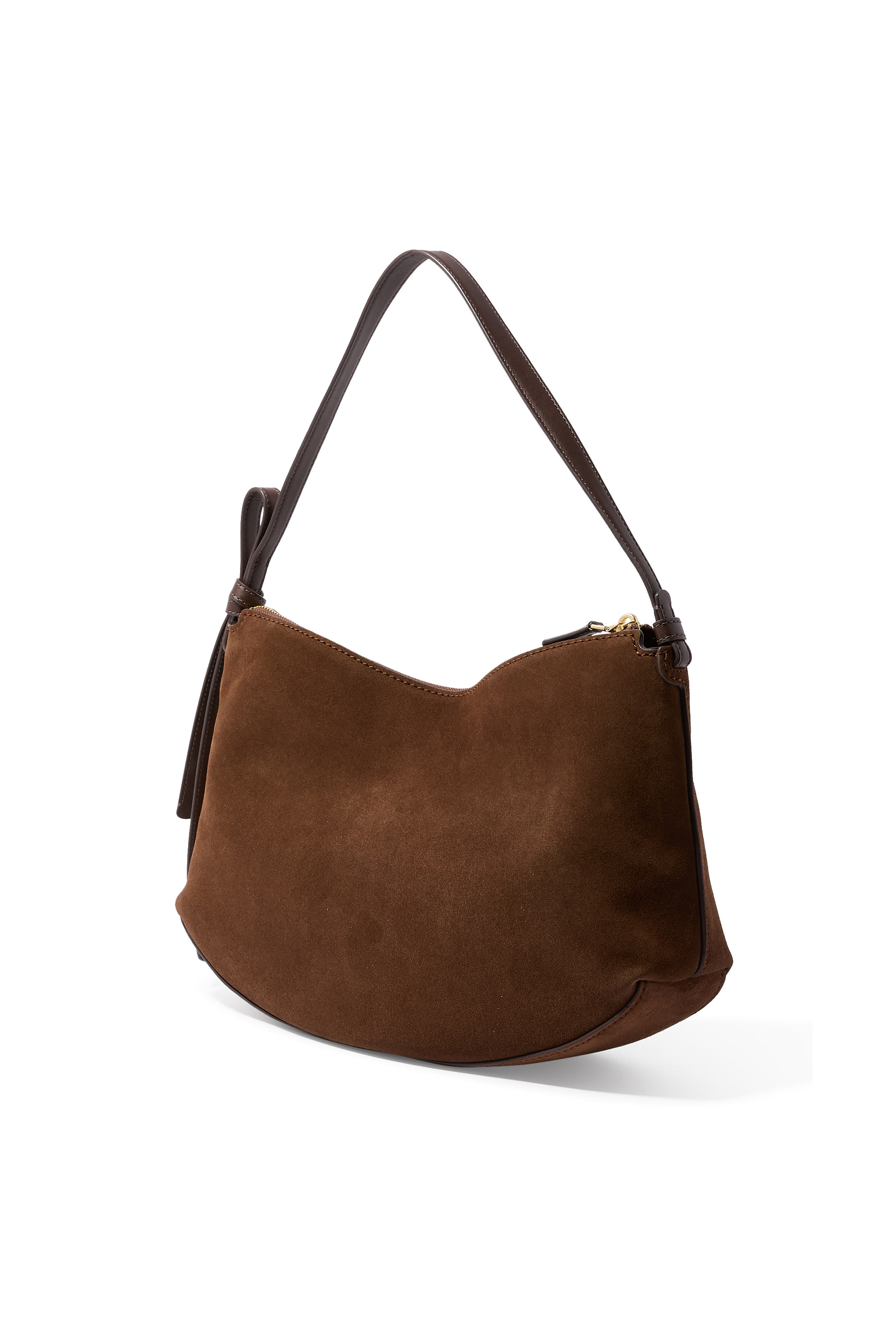 Loop Suede Large Shoulder Bag