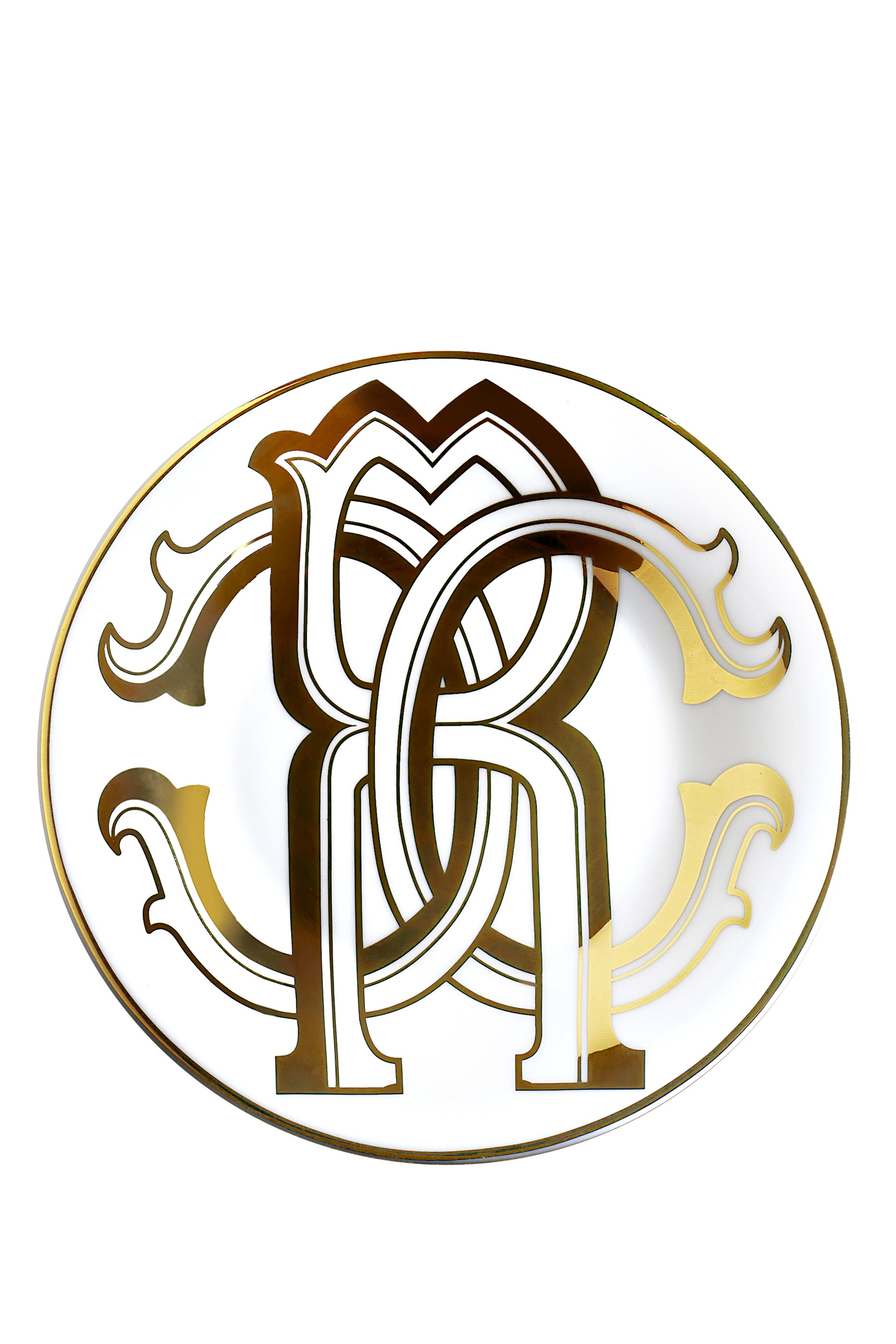 Monogram Gold Butter Plate