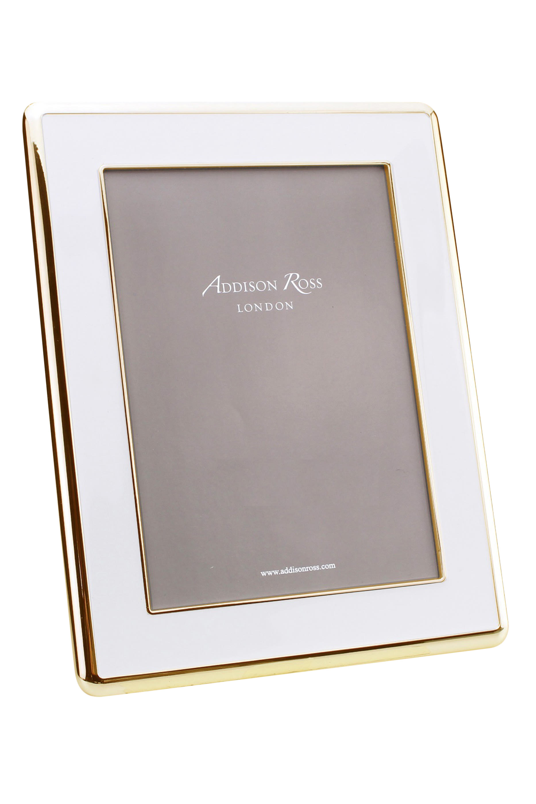 5x7 Enamel & Gold Curve Frame 