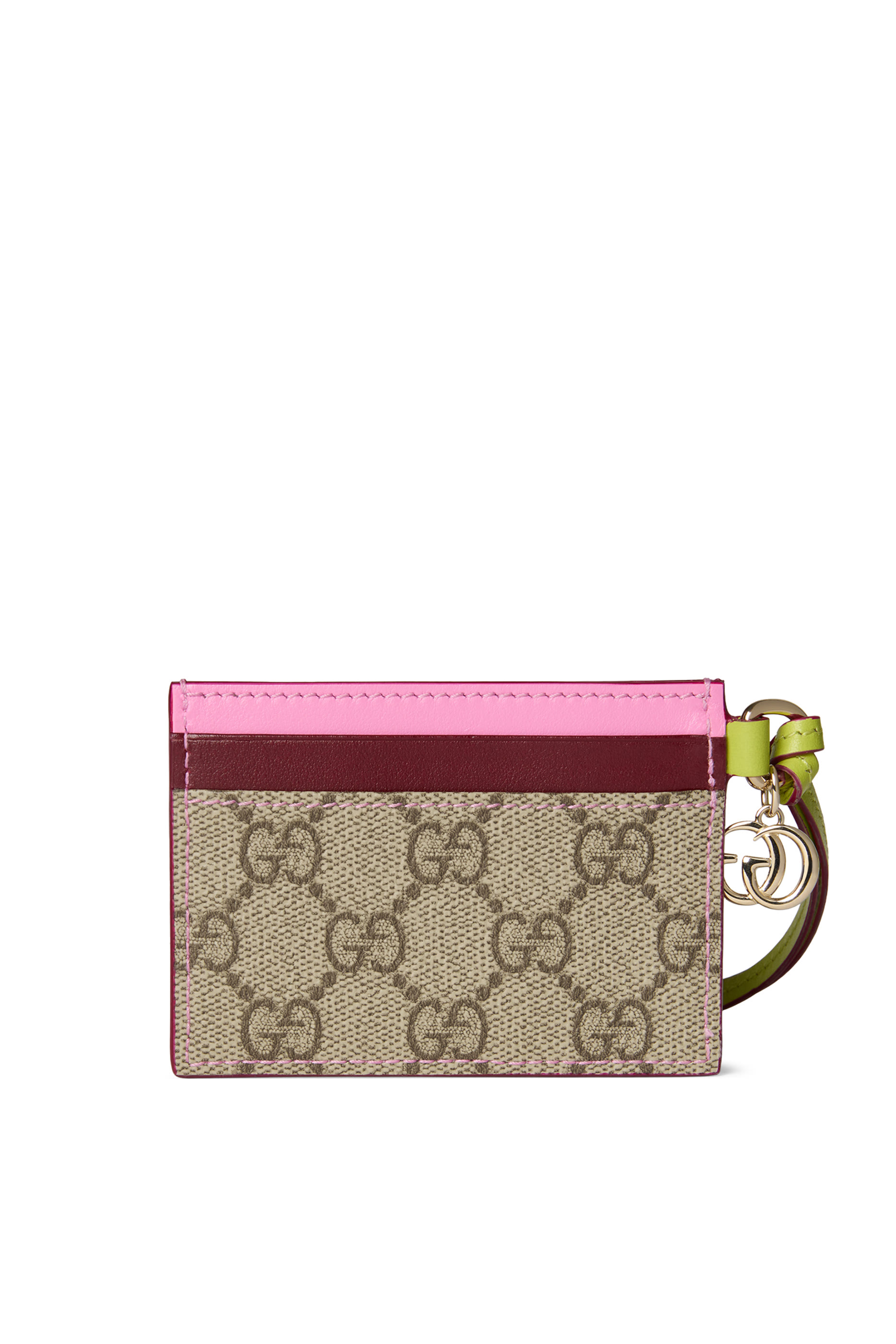  Card Case with Double G and Butterfly
