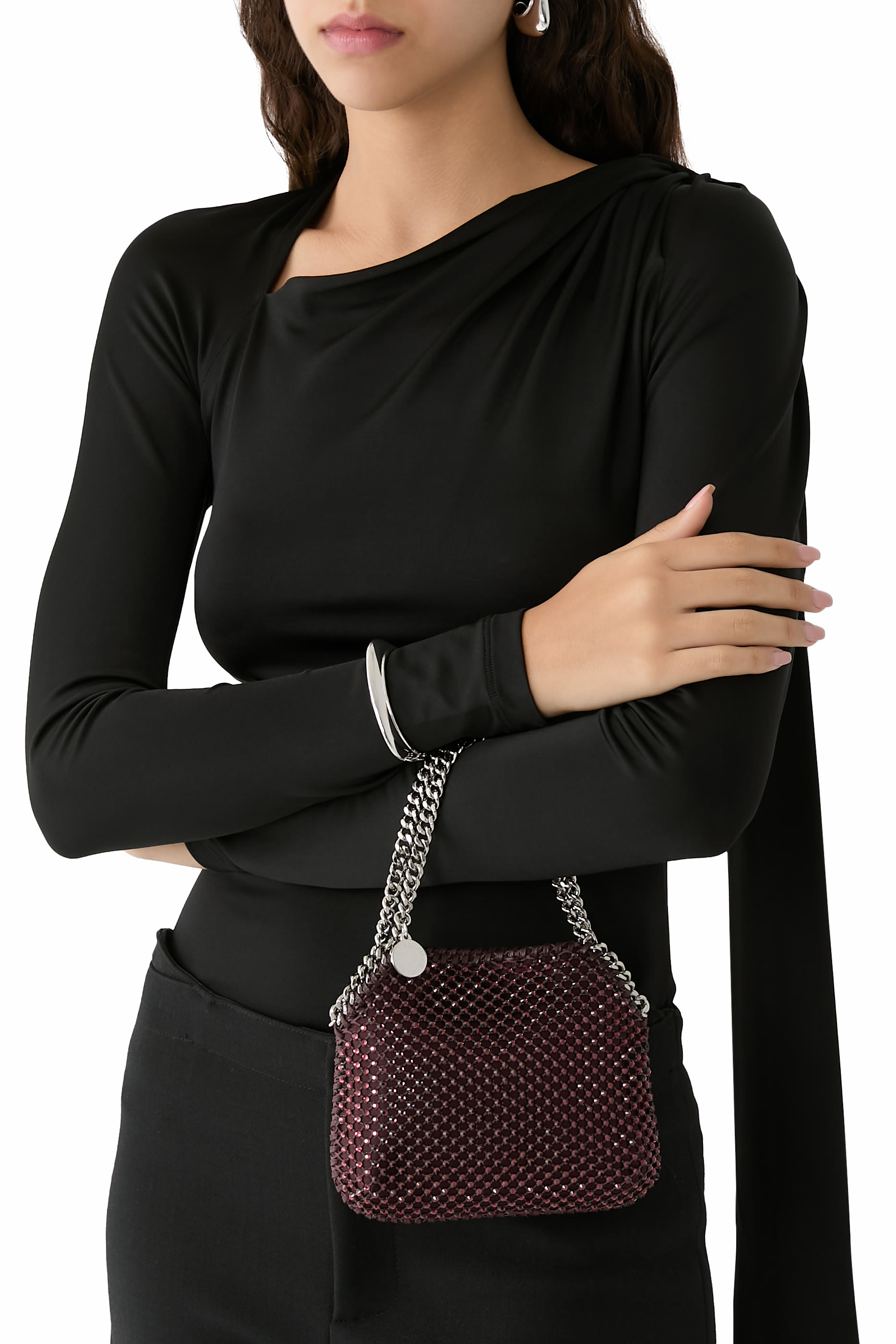 Falabella Tiny Crystal Tote Bag