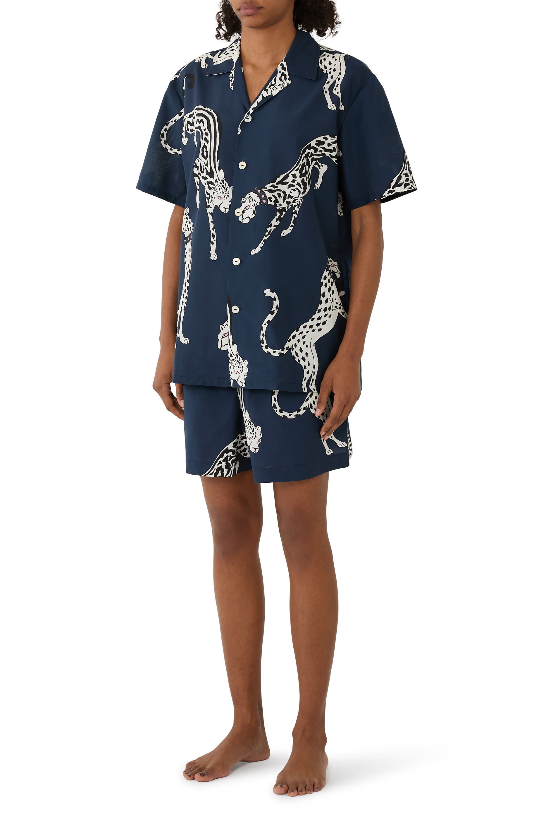 Emeli Ziegfeld Leopard Pajama Set