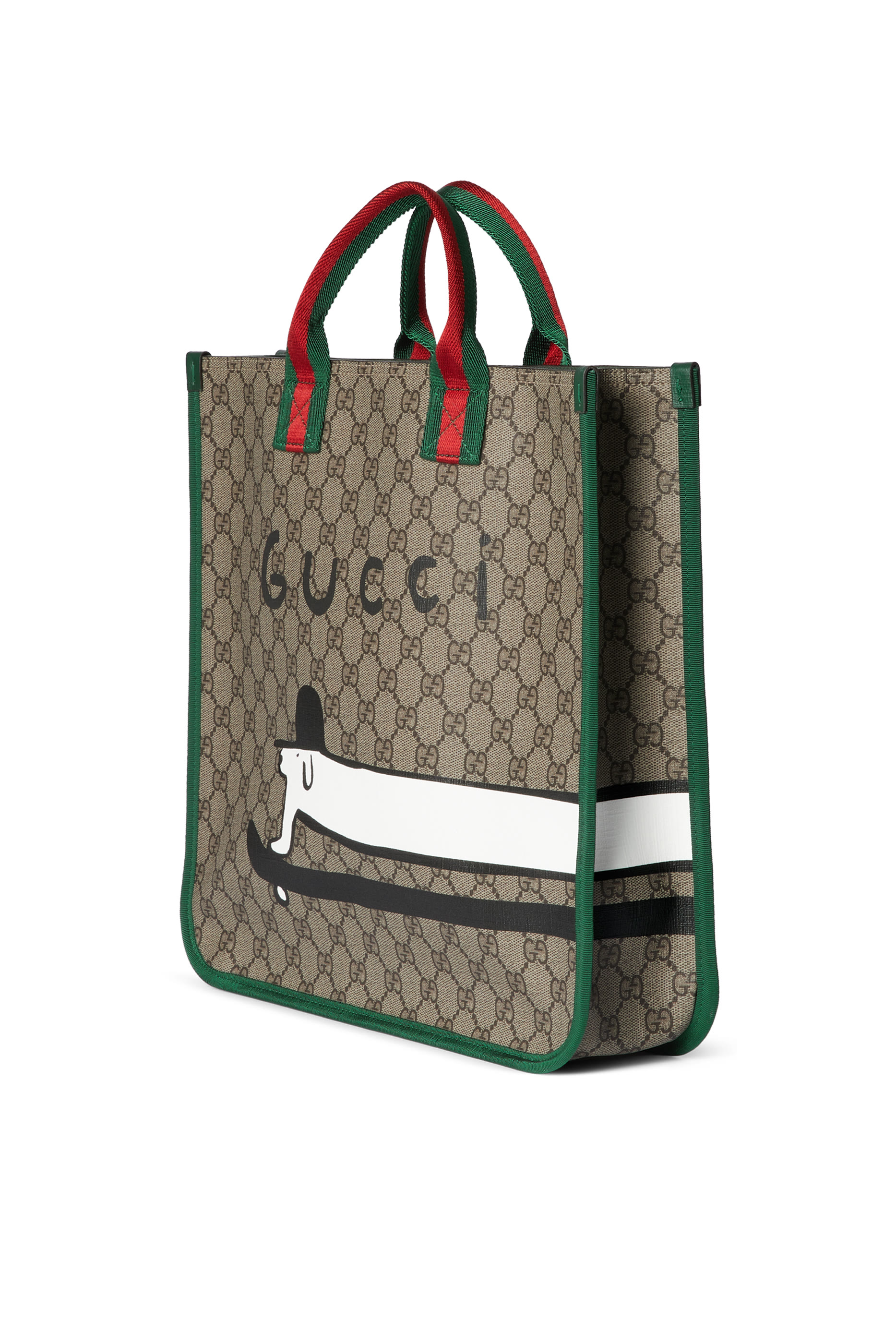 Kids Dog-Print GG Tote Bag