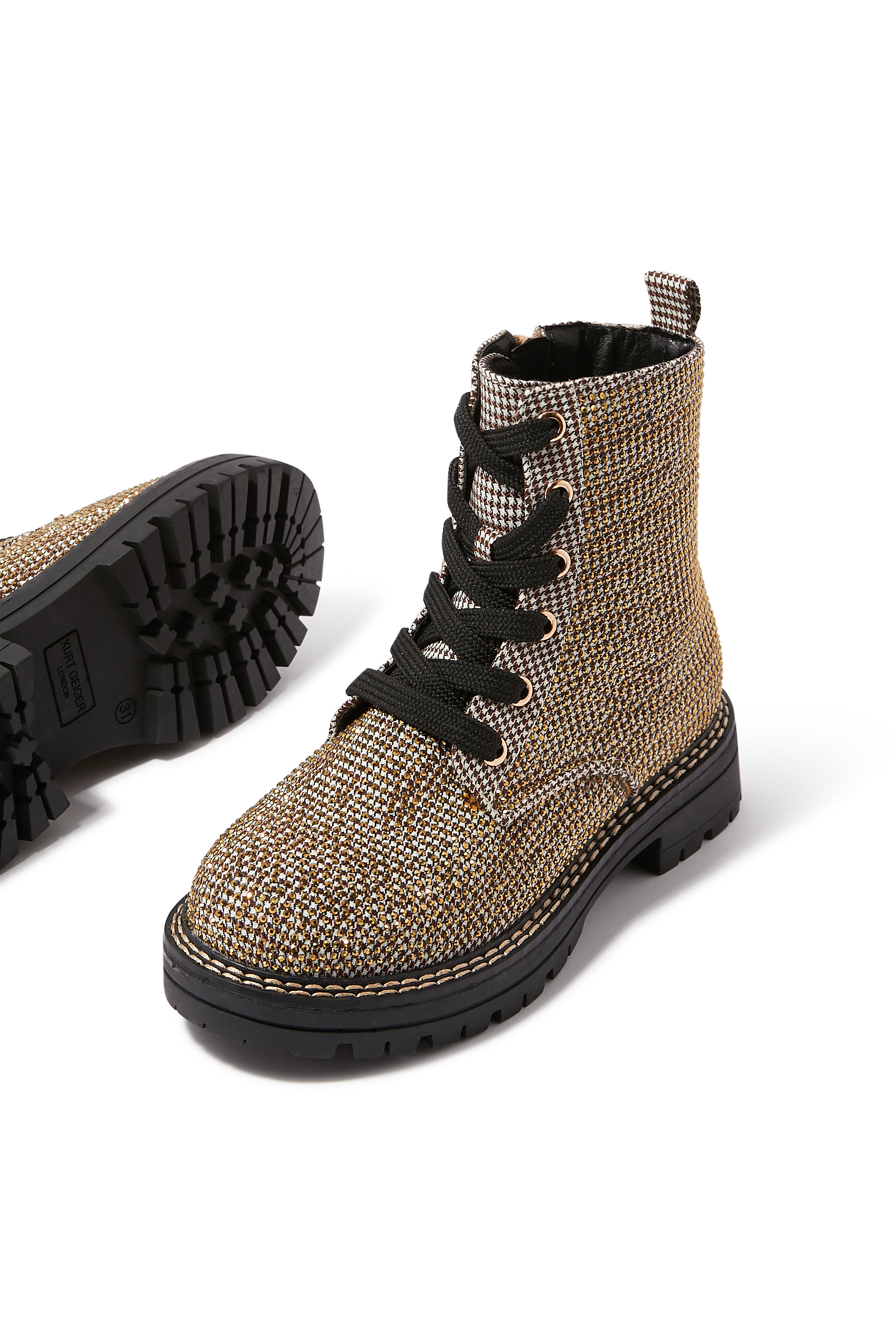 Kids Burlington Fabric Ankle Boots