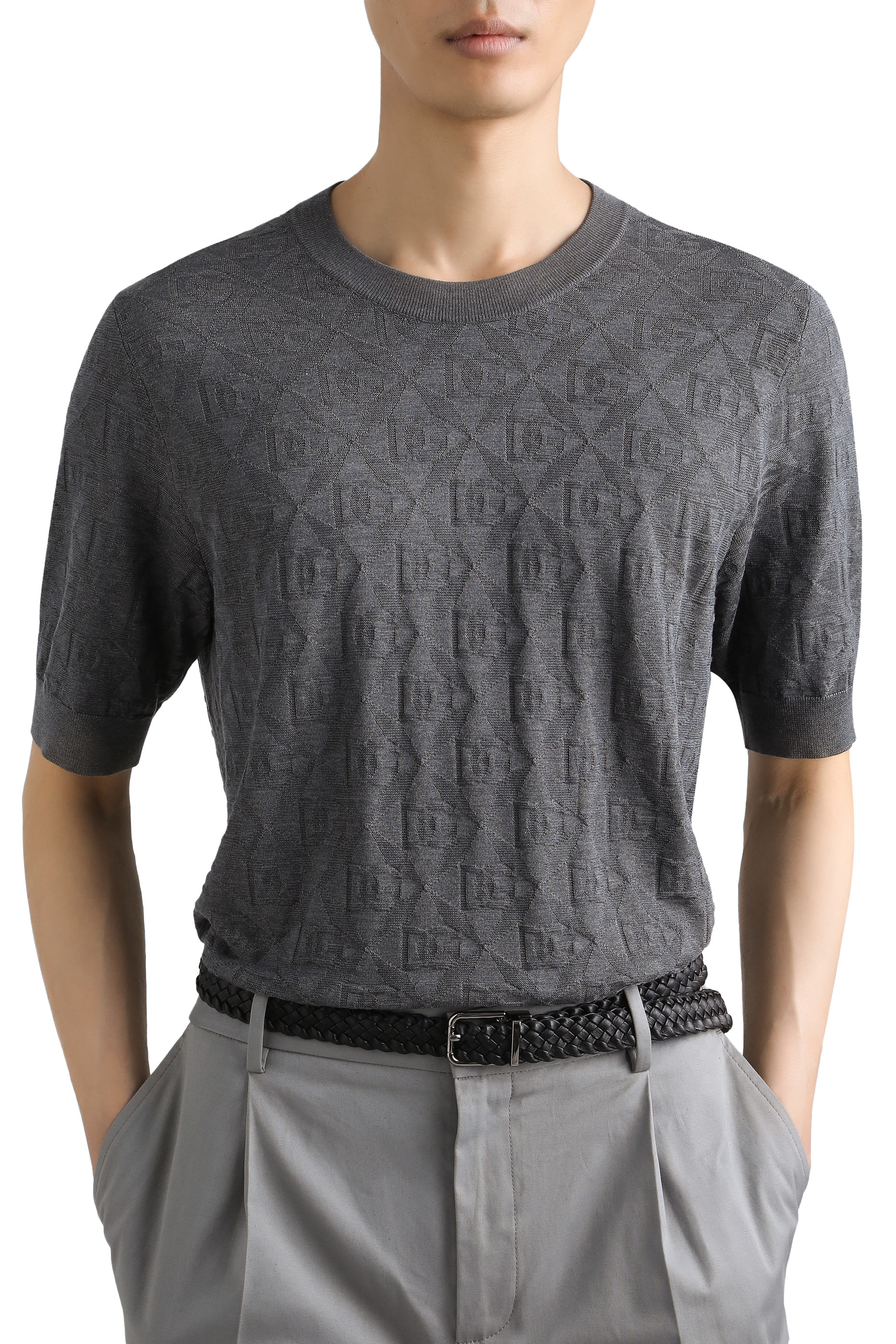 Silk Crewneck Pullover 