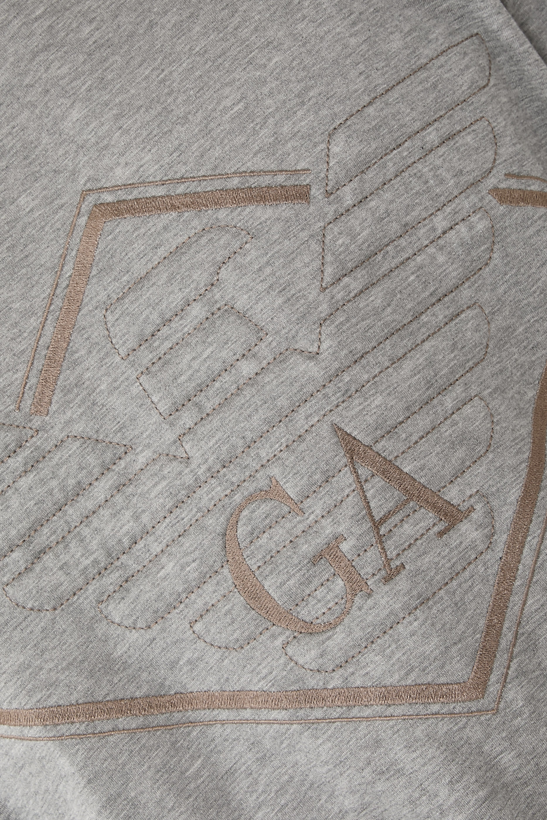 Oversized Eagle Logo Lyocell-blend Jersey T-Shirt