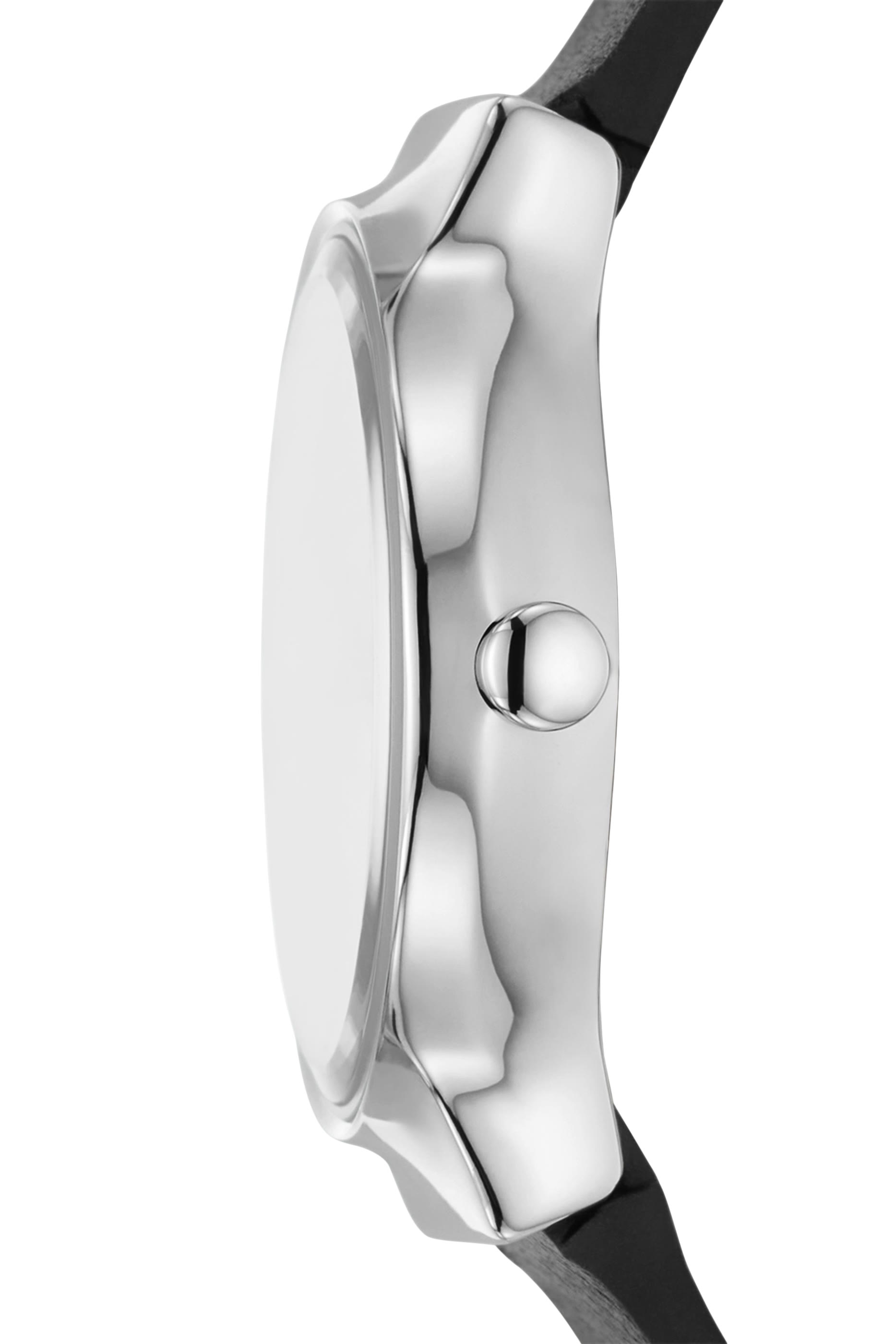 Freja Lille Two-Hand Watch, Leather