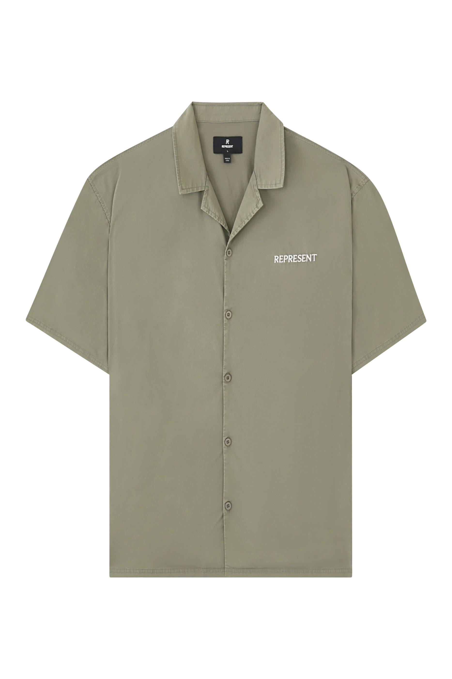 Script Camp Collar Shirt