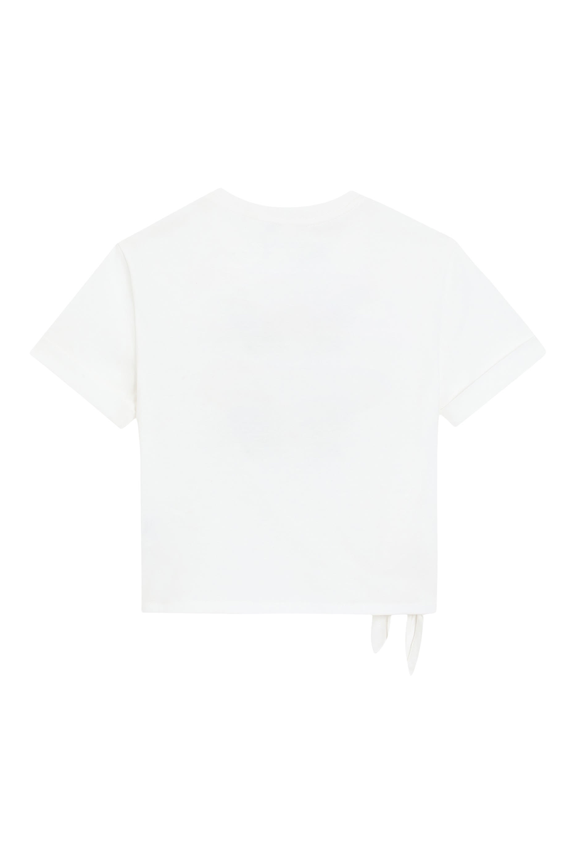 Kids Jersey T-Shirt with Flowers and DG Logo