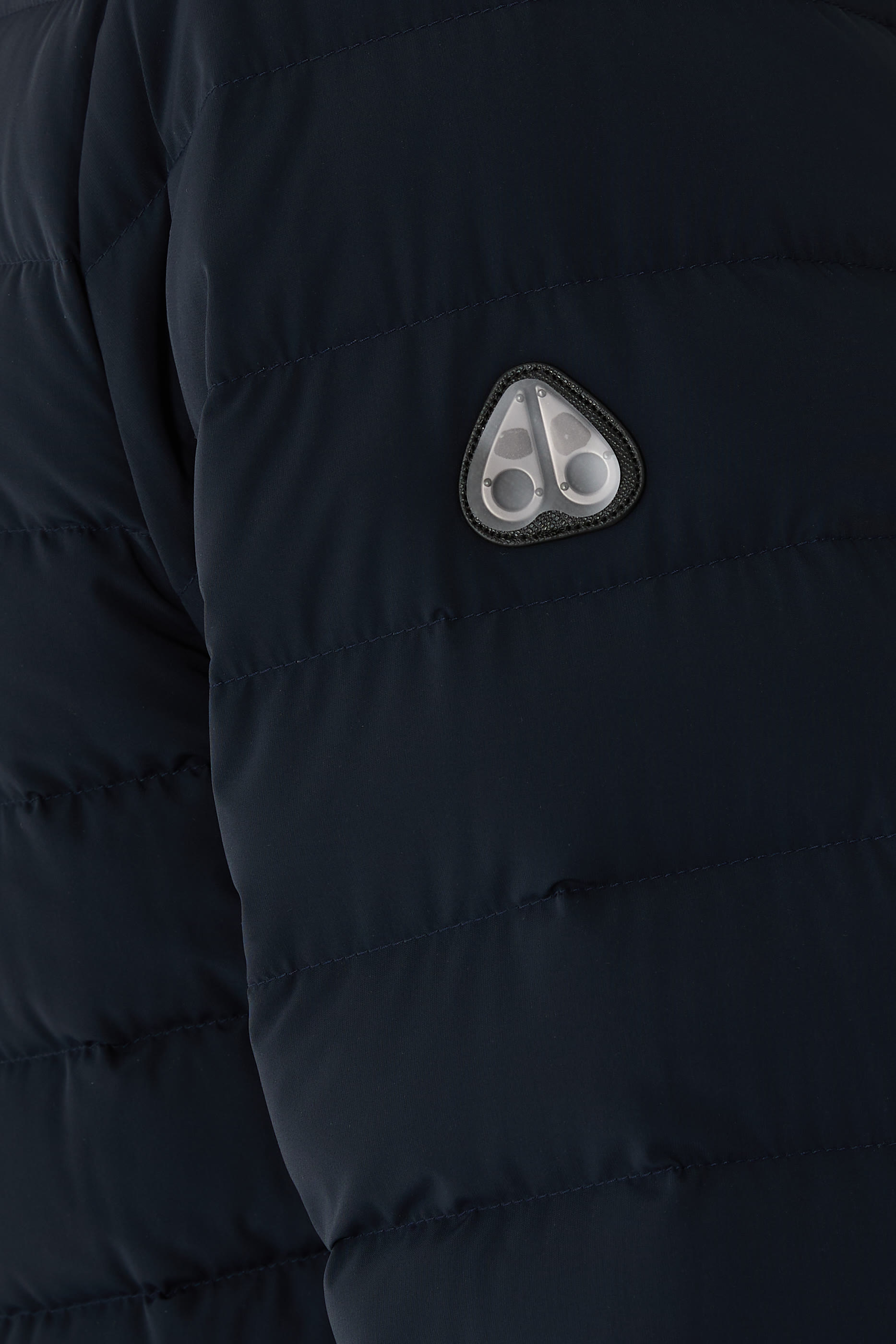 Logo Patch Quilted Down Jacket