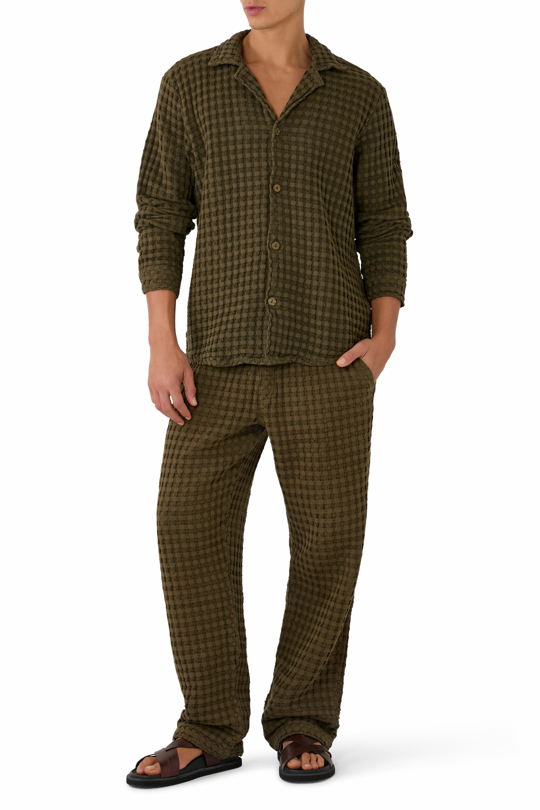 Turtle Waffle Cuba Long Sleeves Shirt