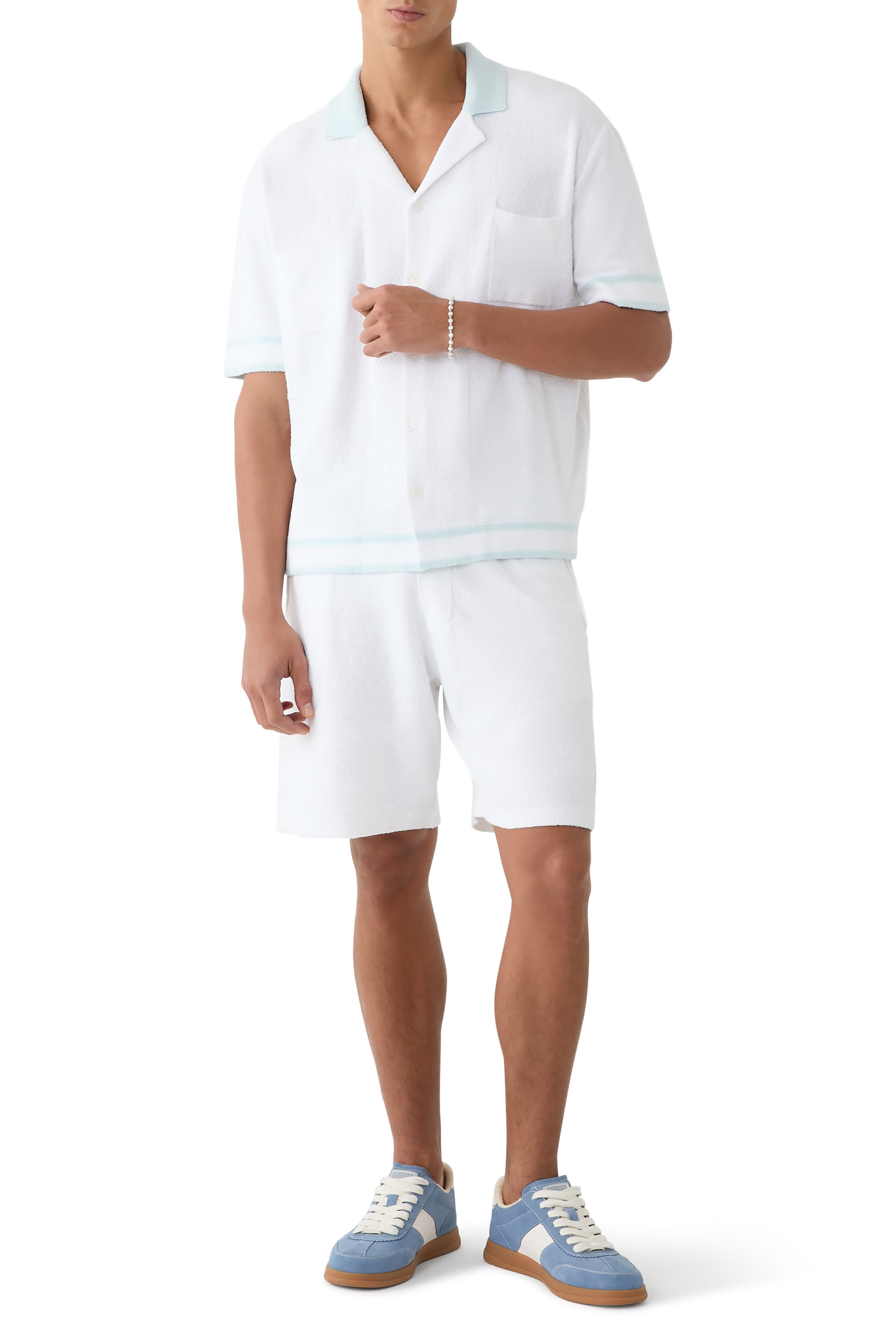 Armando Cotton Boucle Knit Shirt