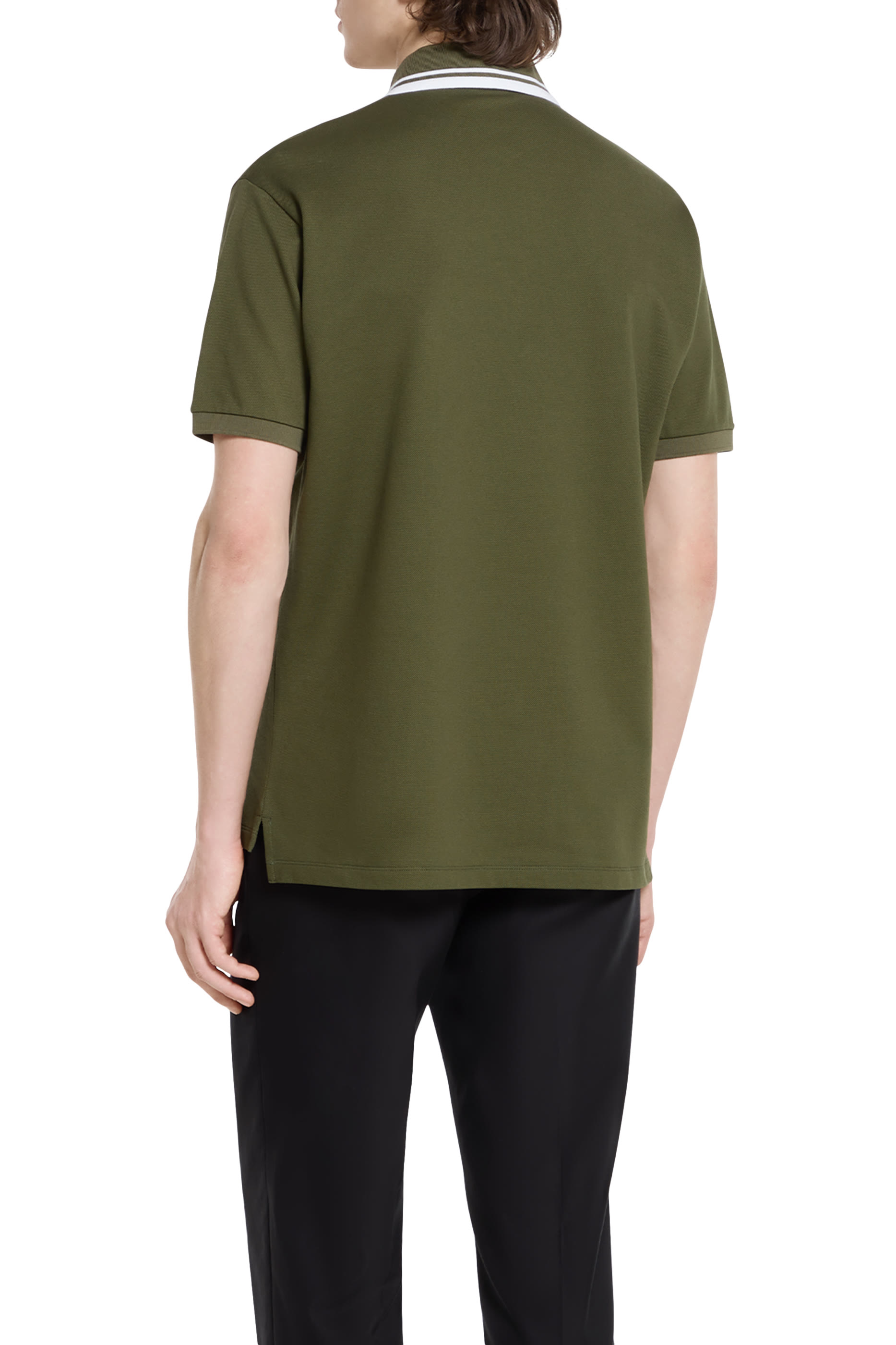 Logo Embroidery Cotton Piquet Polo Shirt