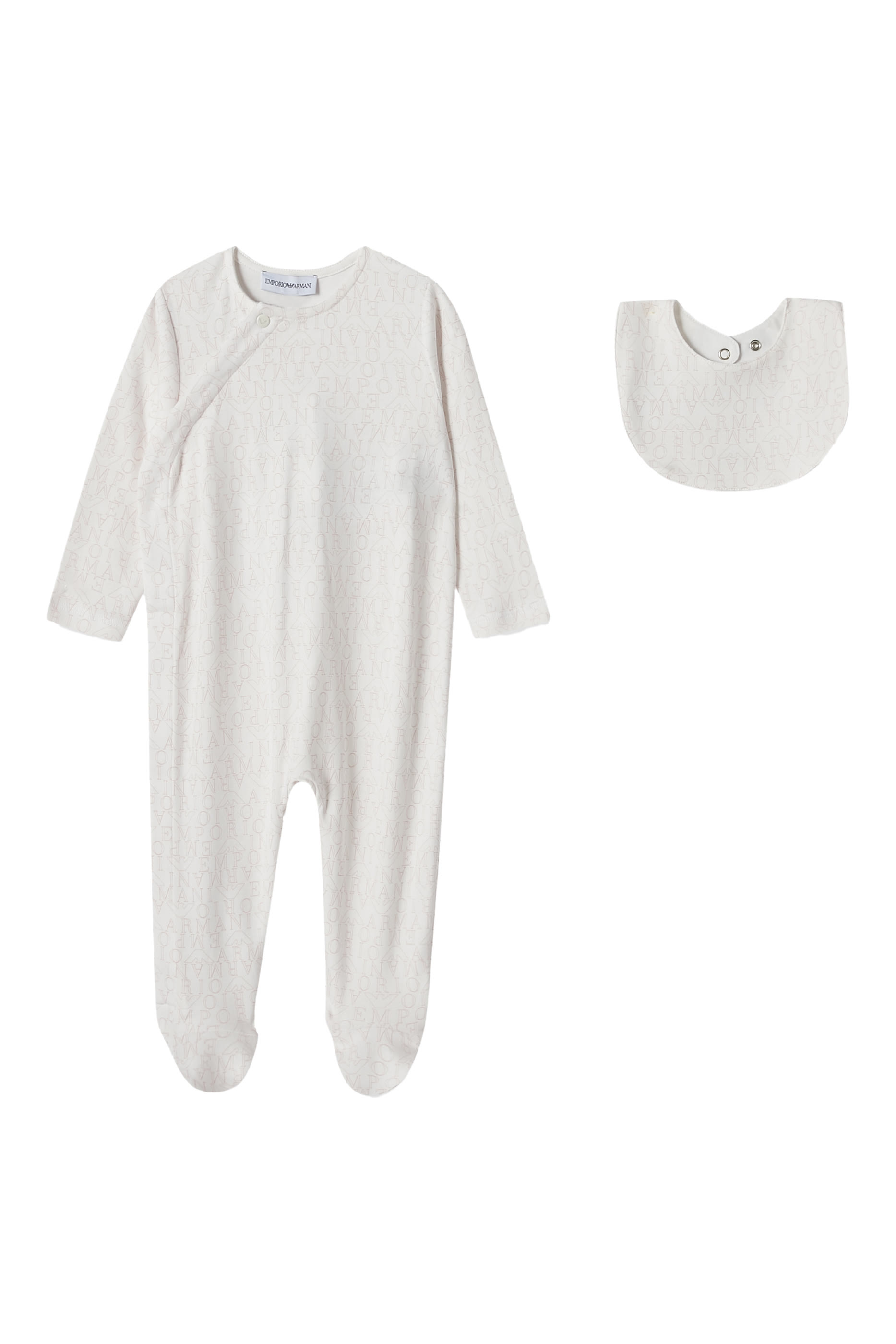 Kids Logo Jumpsuit & Bib Set 