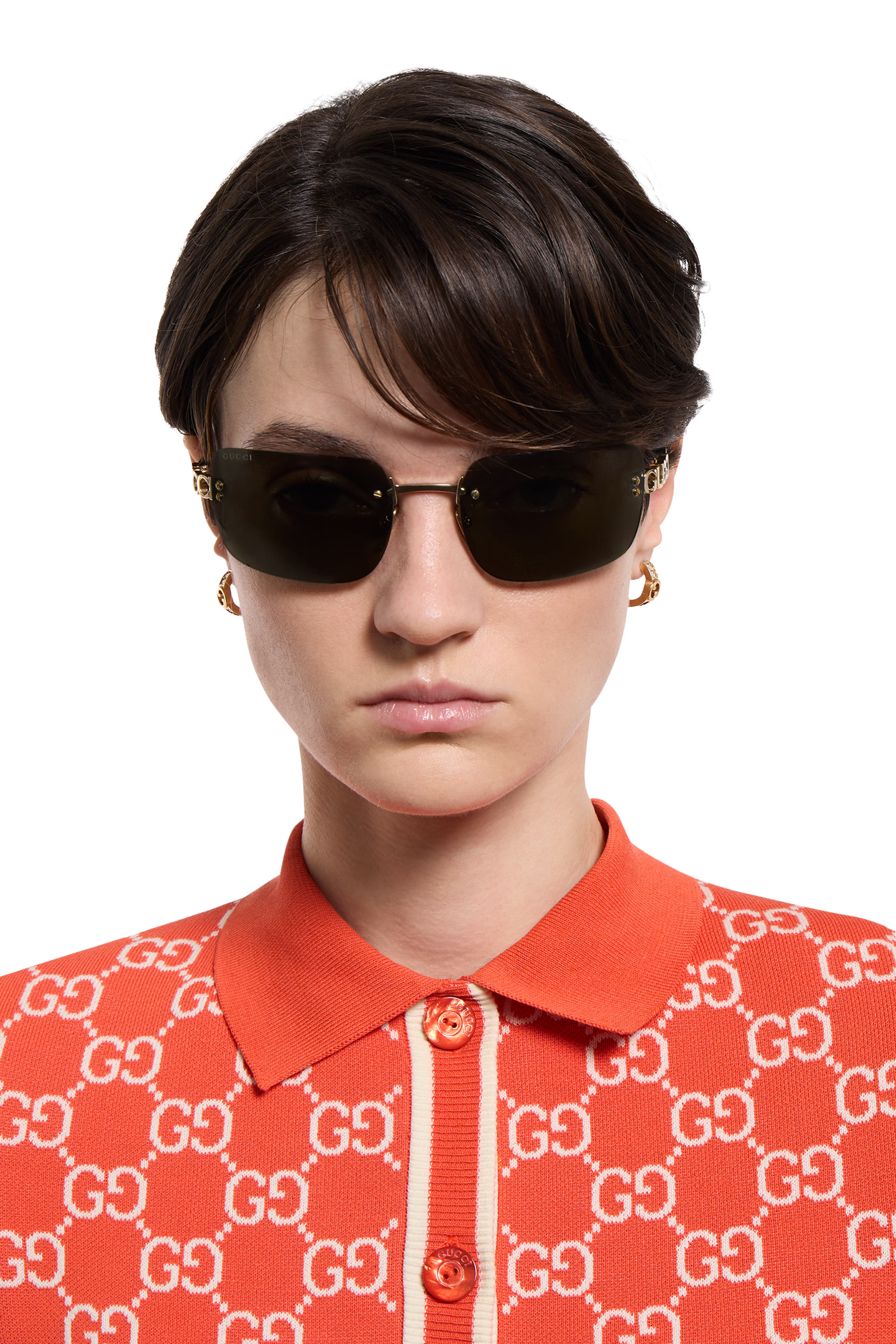 GG2038S Square Frame Sunglasses