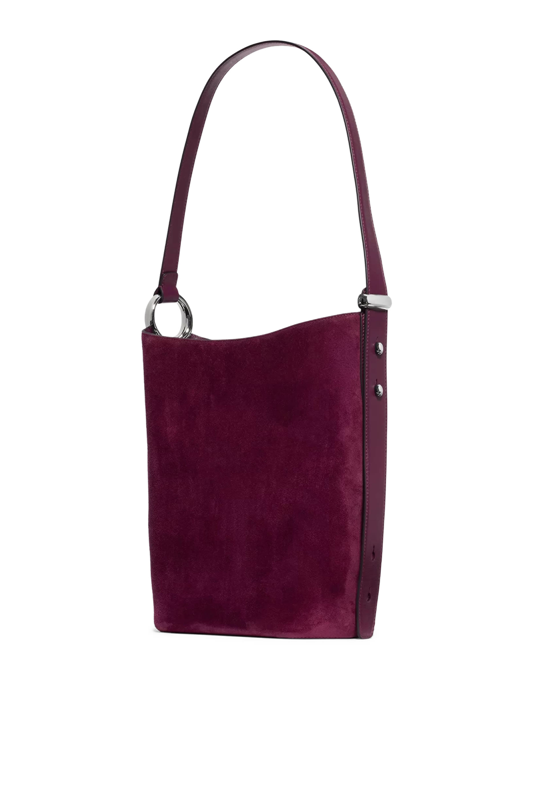 Halo Suede Bucket Bag