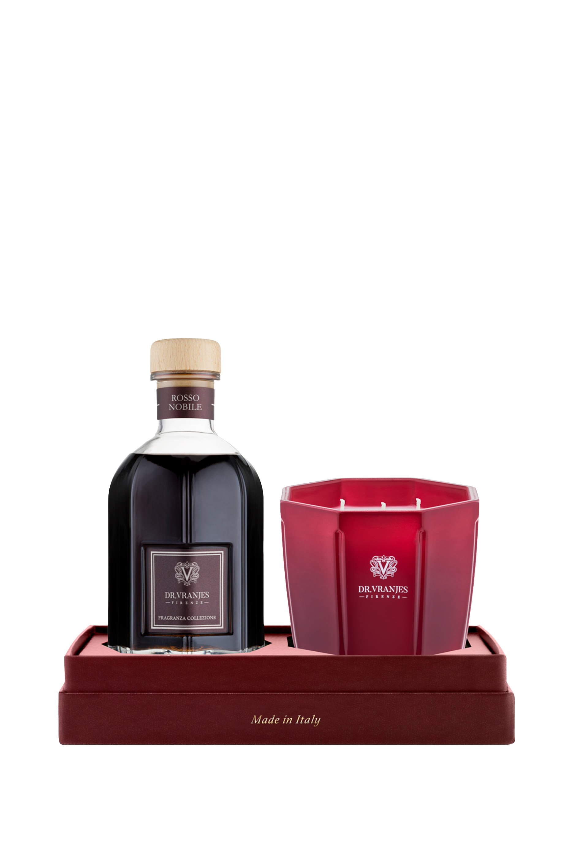 Rosso Nobile Diffuser with Candle Gift Box