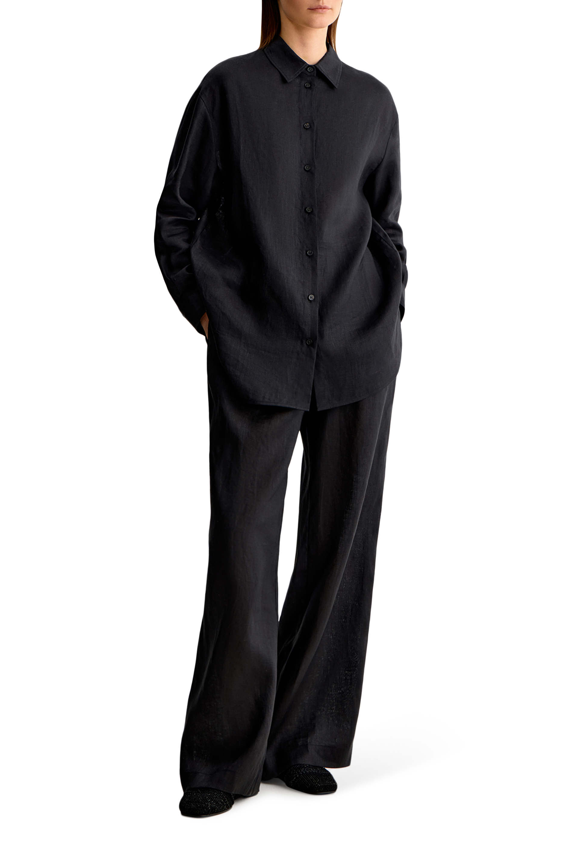 Drawstring Linen Trousers