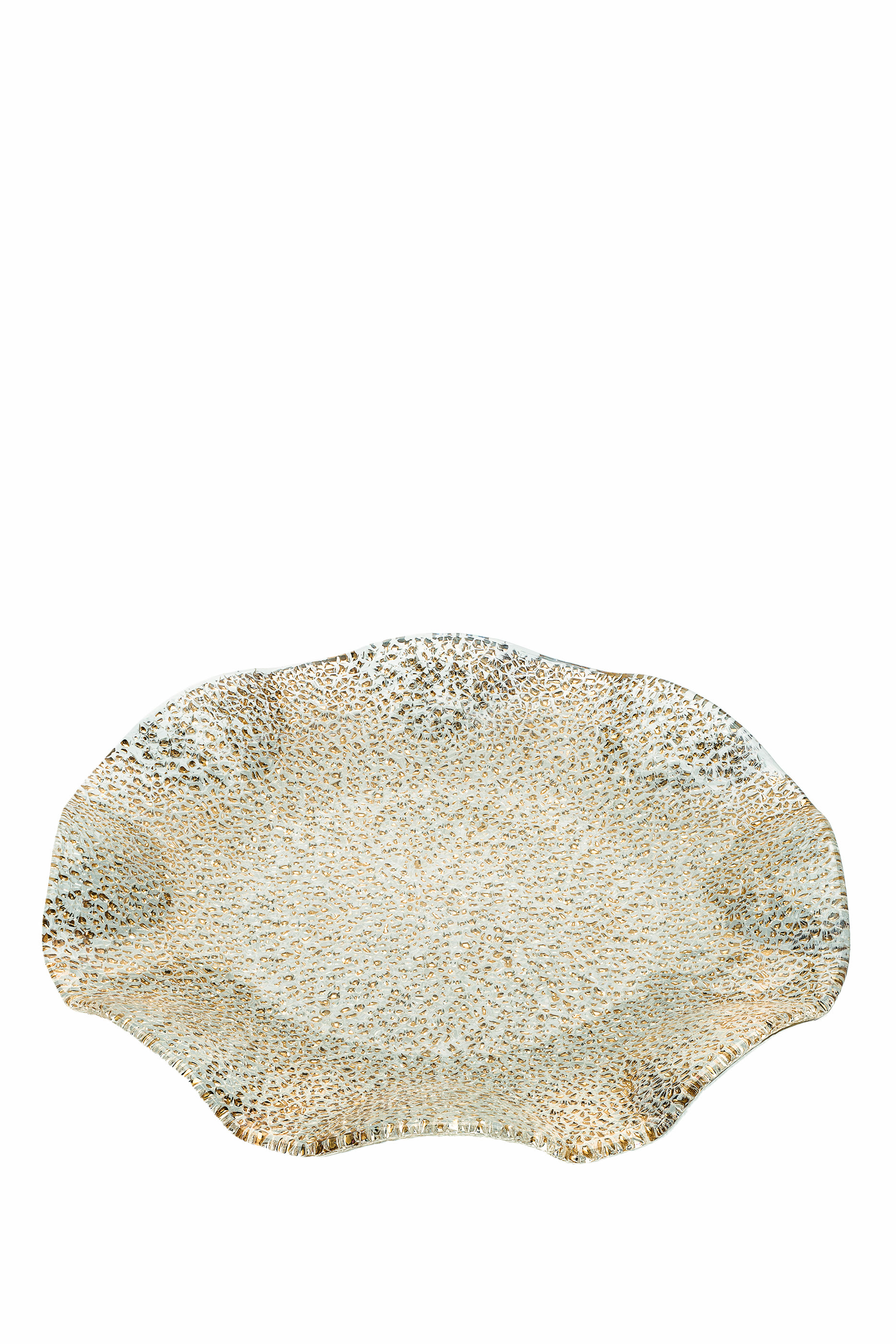 Special Gold Scalloped Plate
