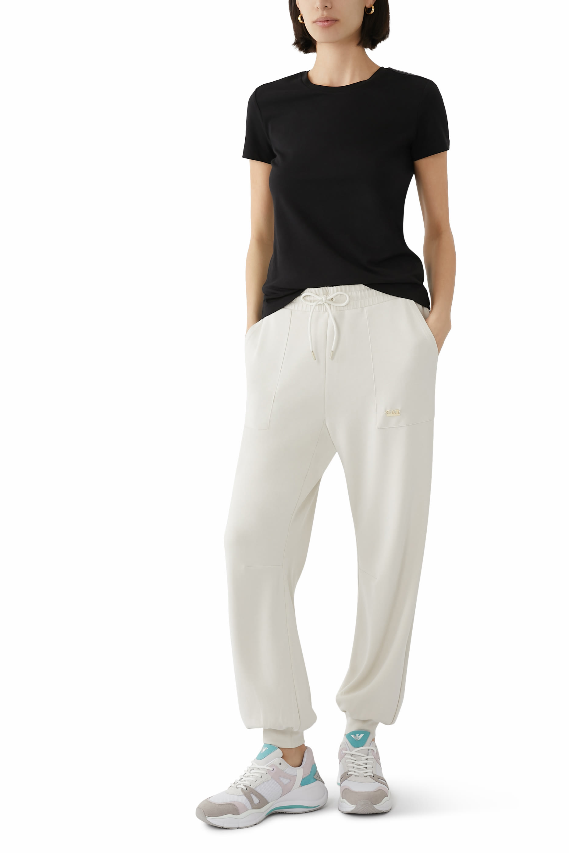 Logo Series Stretch Cotton Jersey T-Shirt 