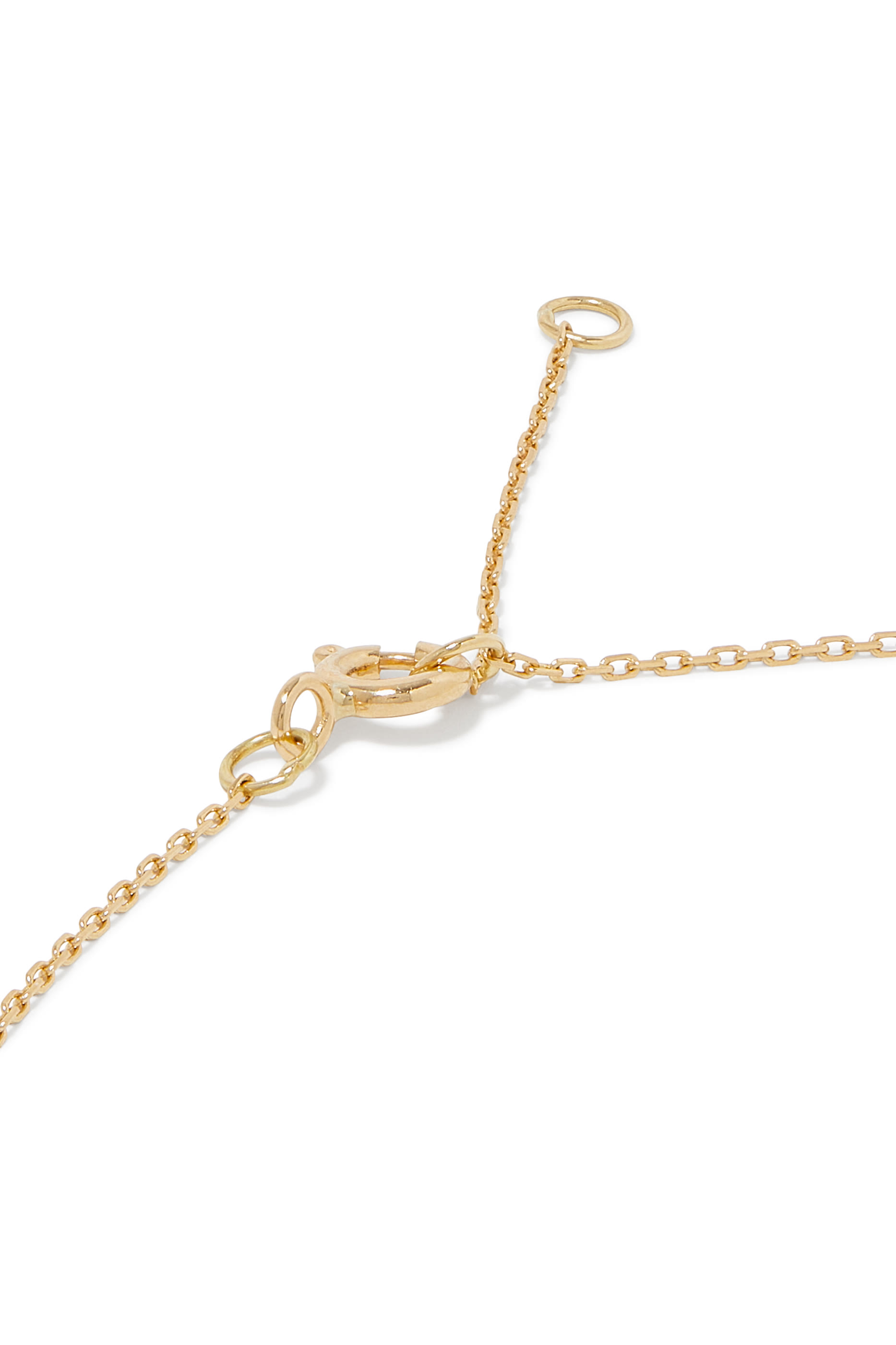Hobb Love Necklace, 18k Yellow Gold & Diamonds