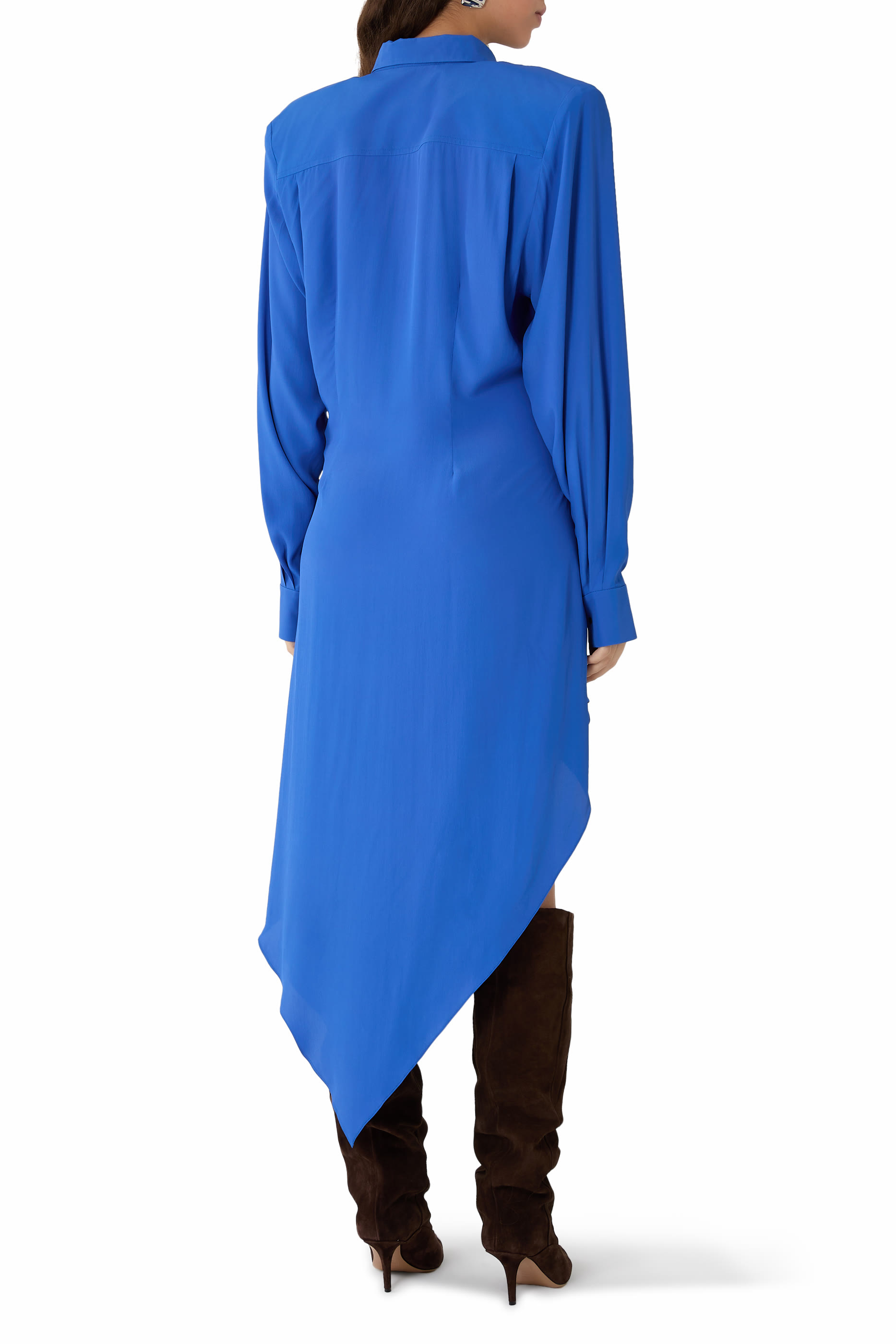 Asymmetric Shirt Dress