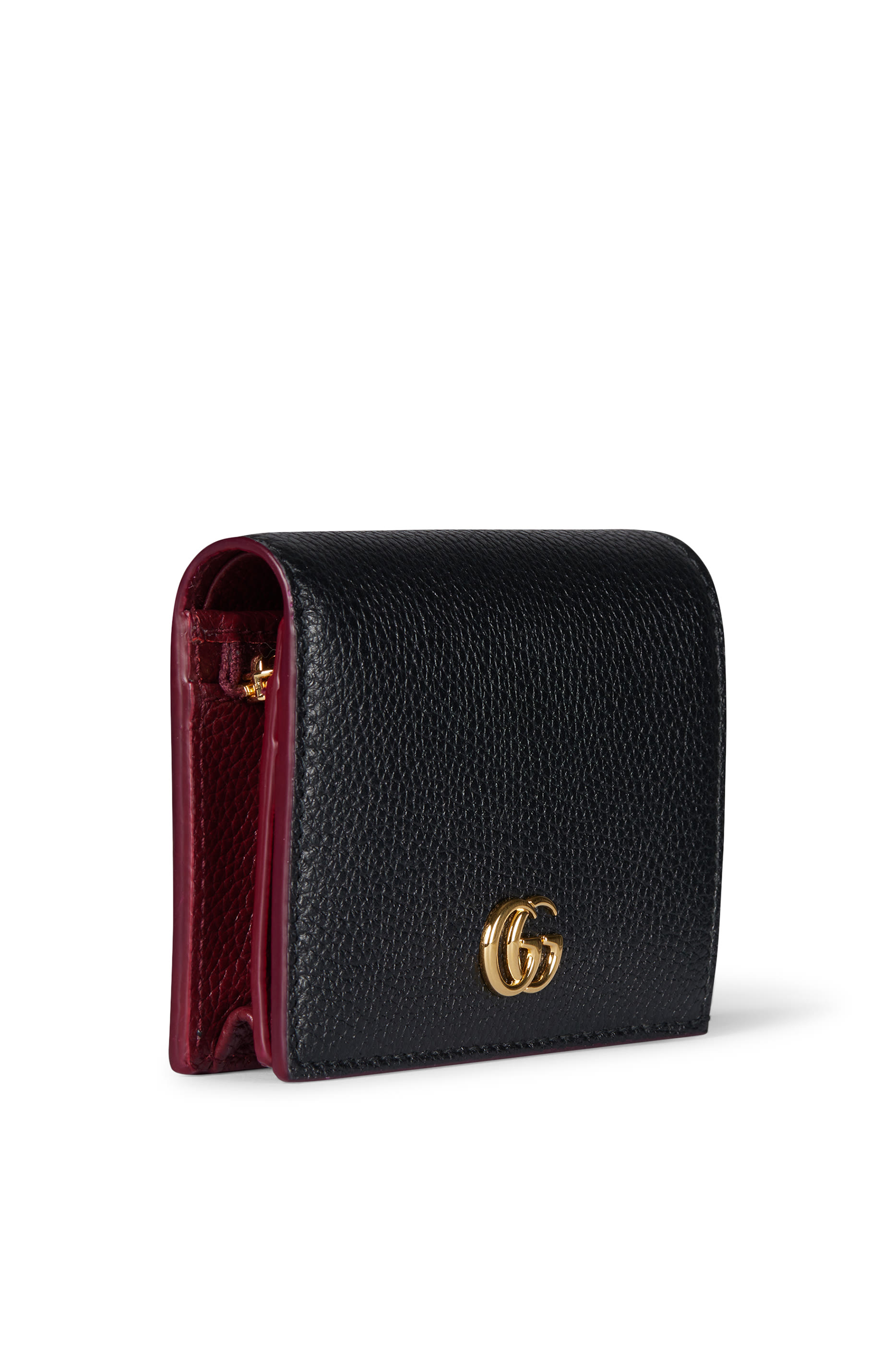 Bi-Color GG Marmont Small Wallet