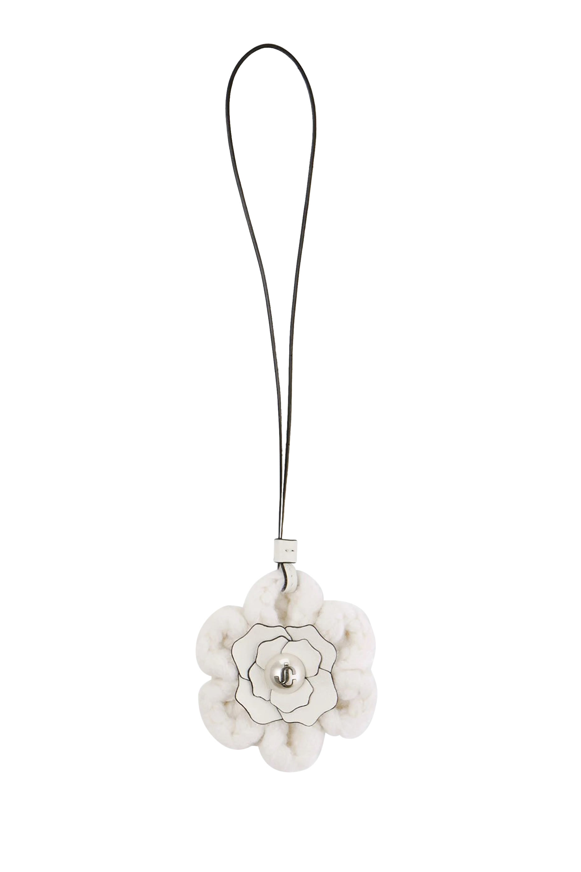 Knitted Flower Bag Charm