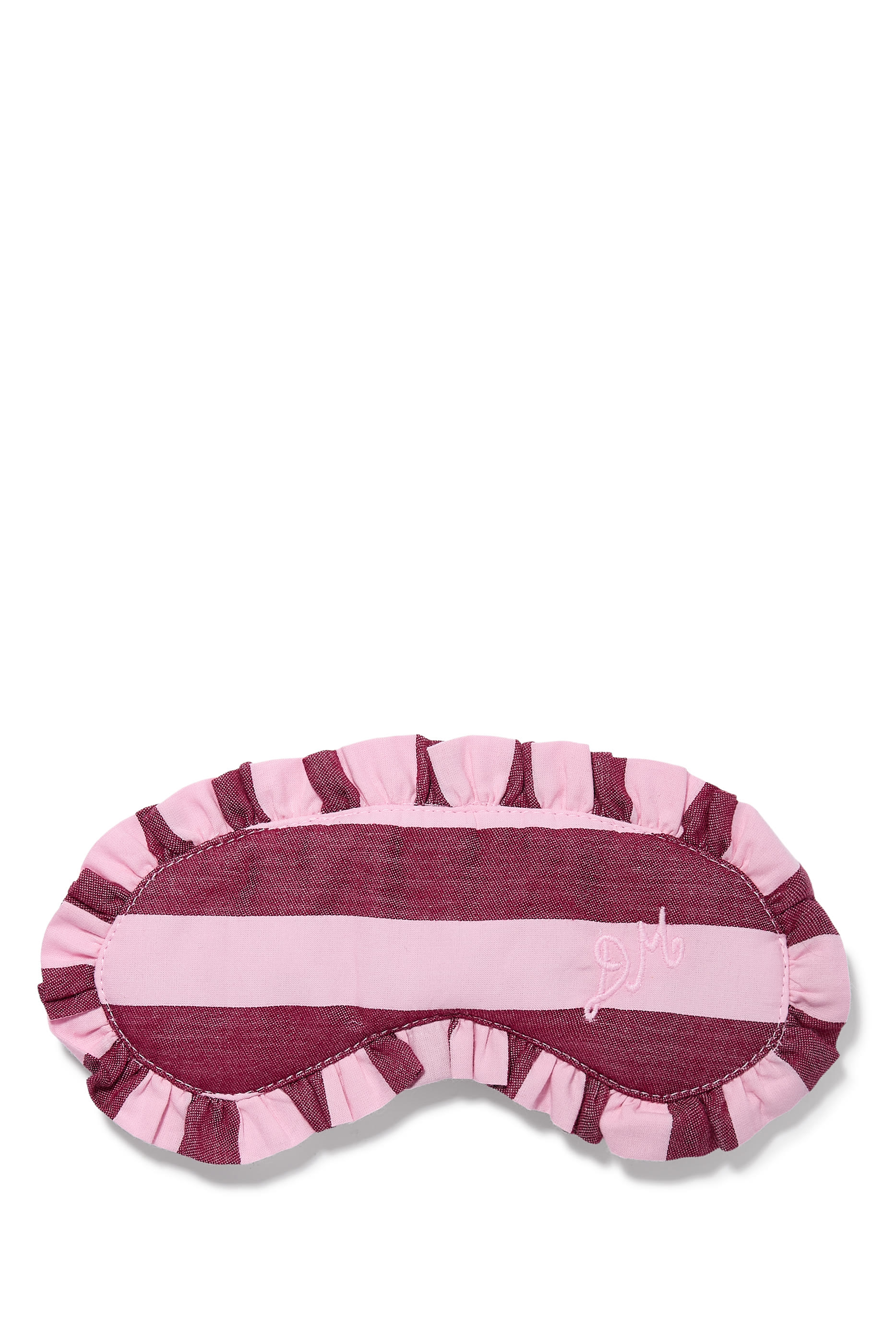 Damson Stripe PJ Eye Mask