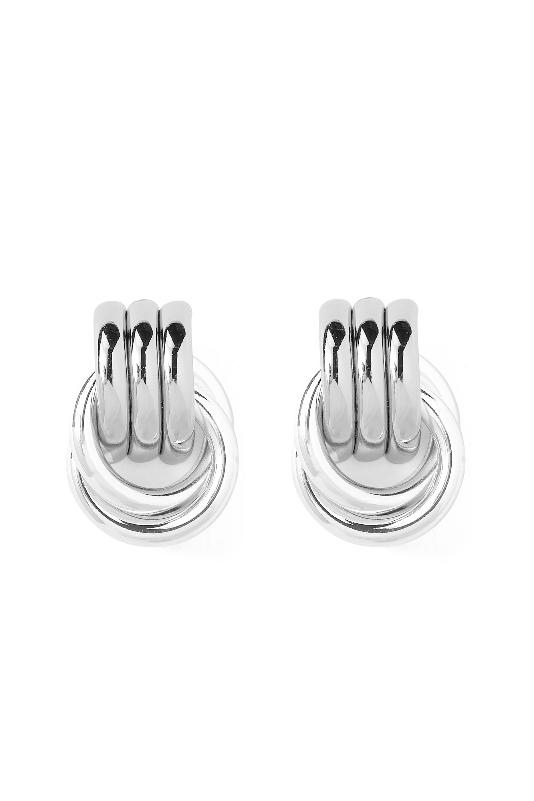 Baby Knot Earrings,  PVD-Plated Stainless Steel