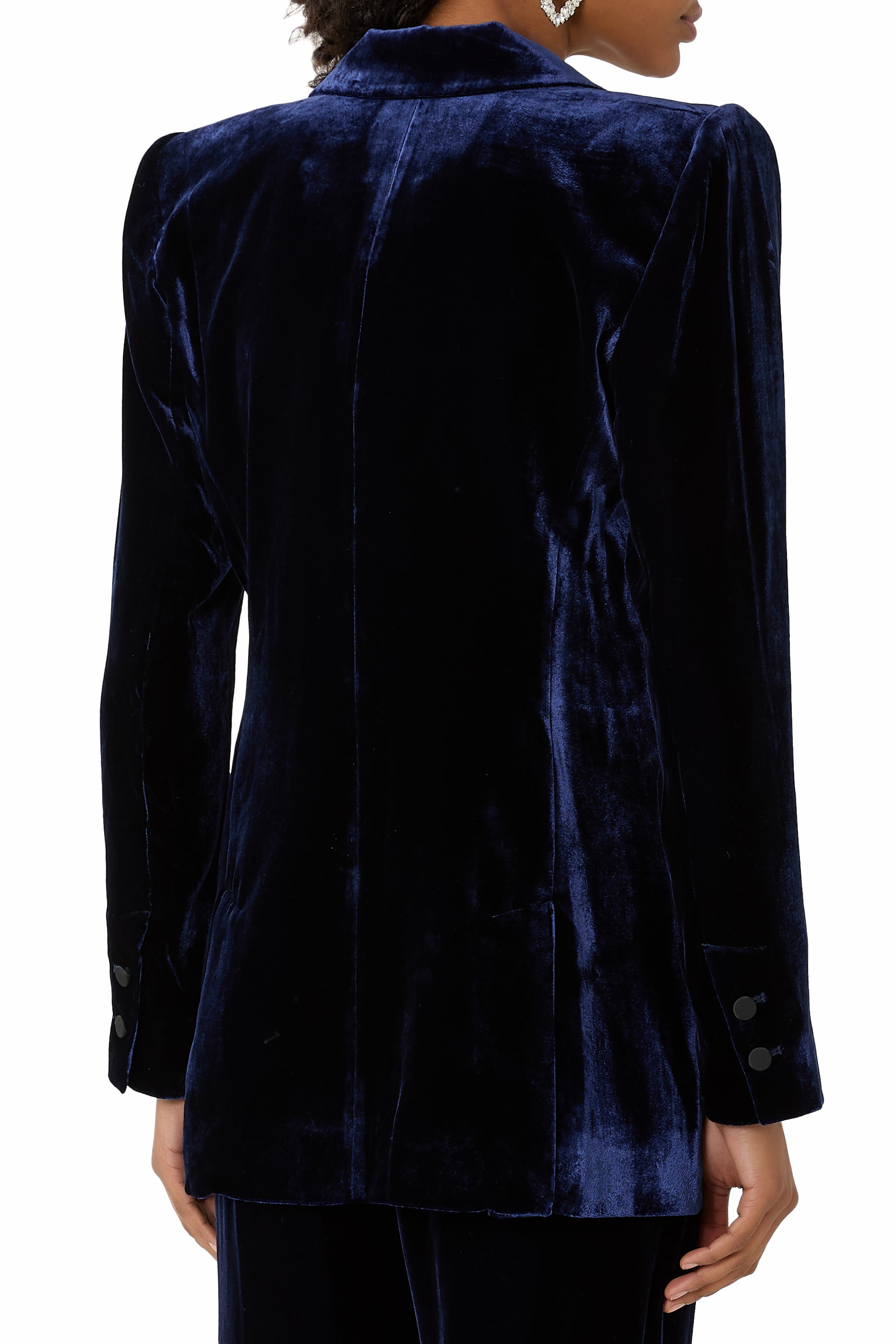 Sheila Velvet Longline Blazer