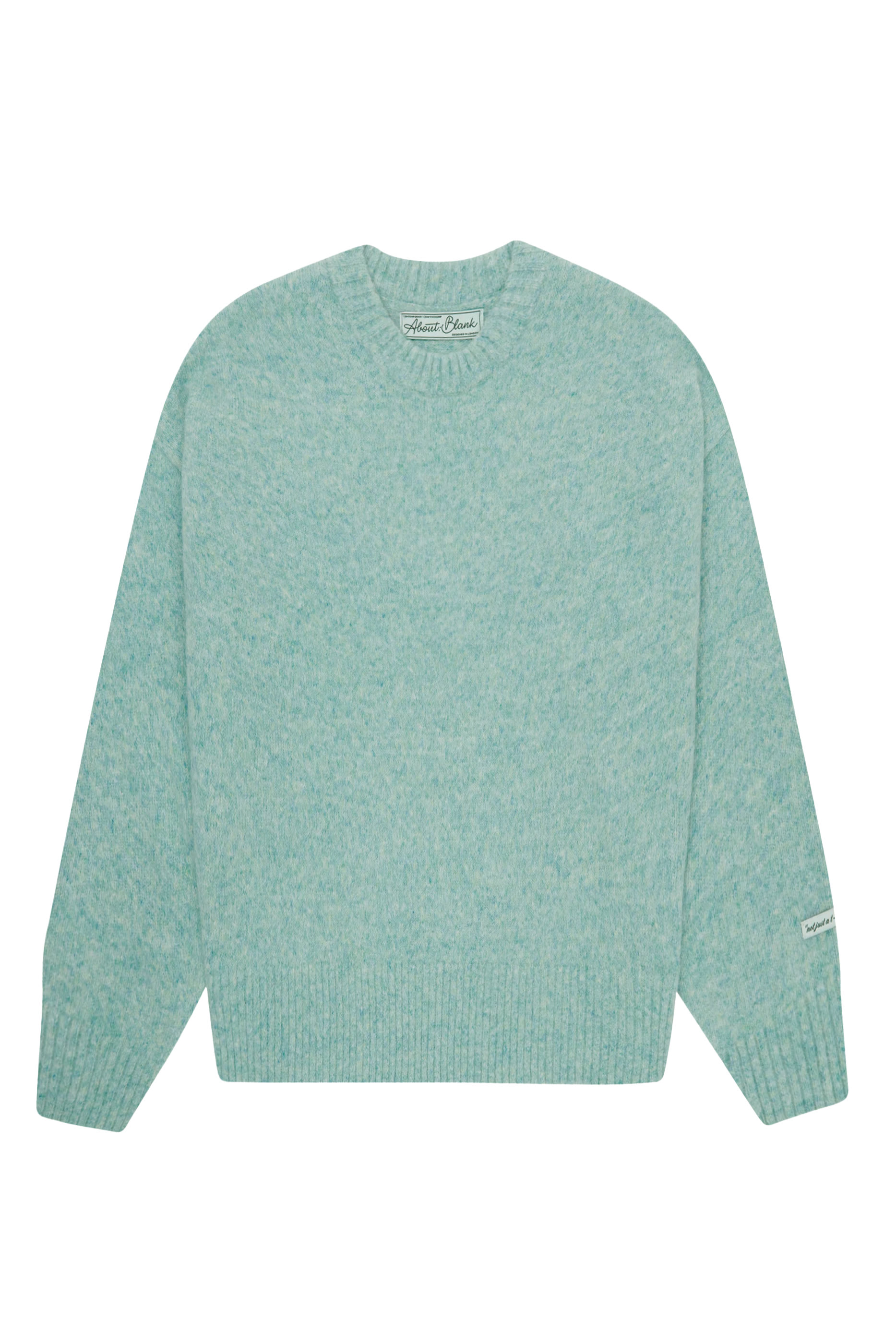Mohair Knit Crewneck Sweater