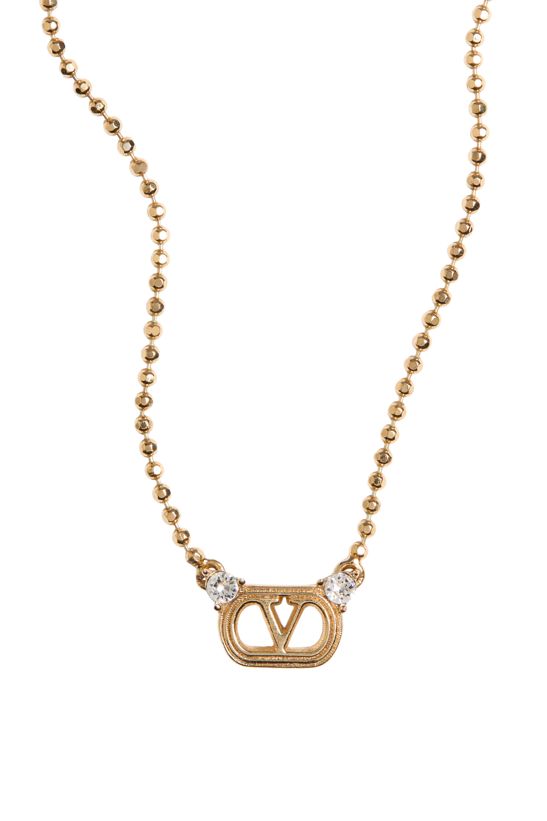 Ovalette Crystal Embellished Necklace