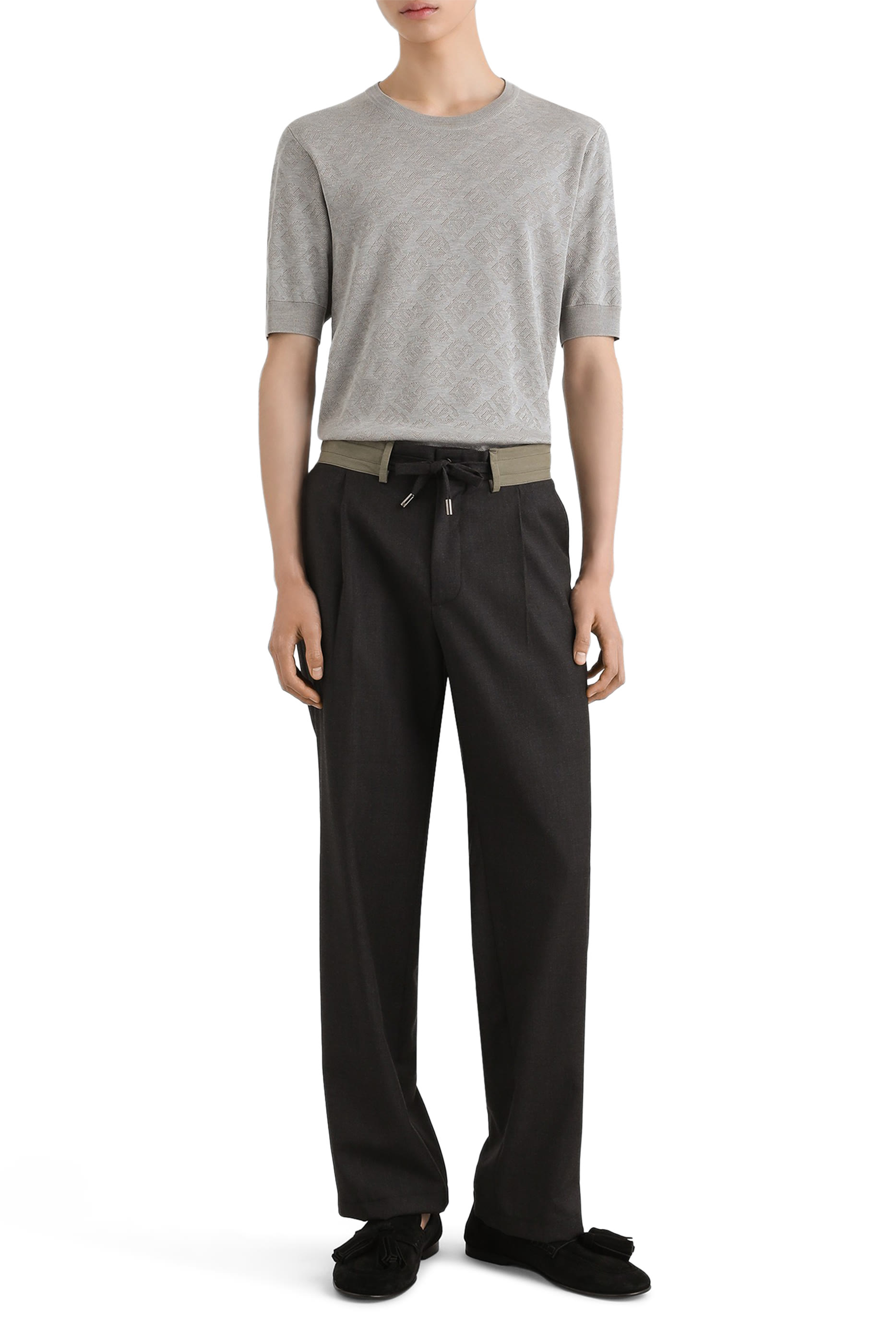 Silk Crewneck Pullover