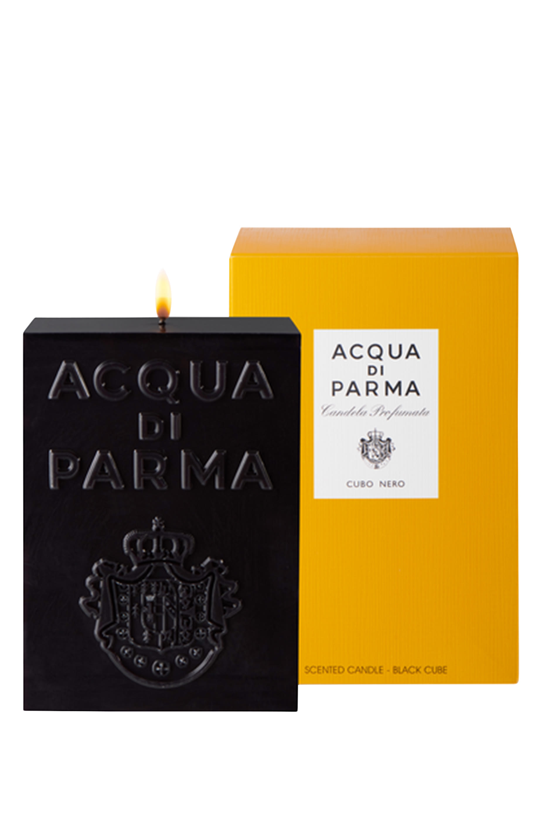 Black Scented Cube Candle