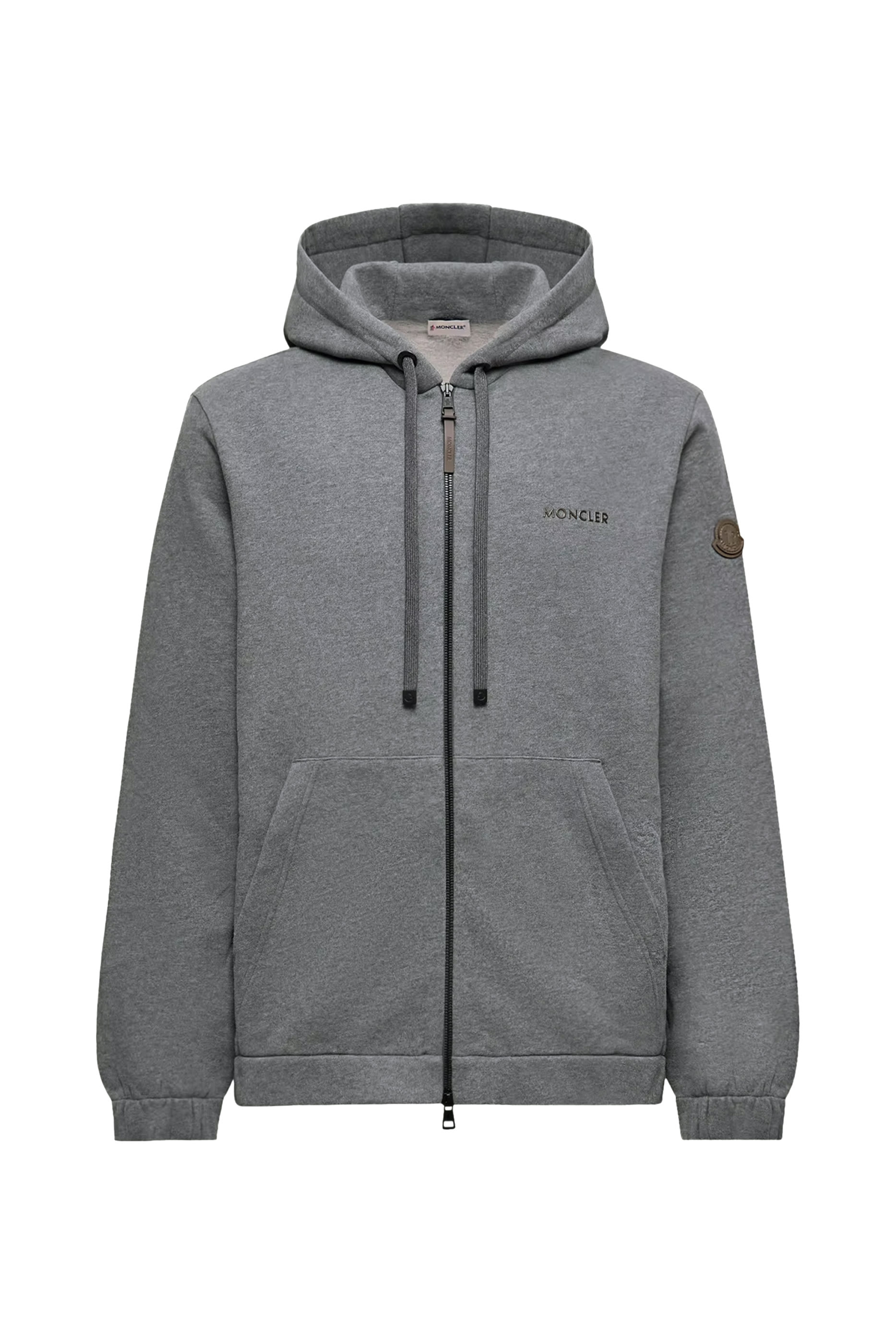  Padded Zip-Up Cardigan