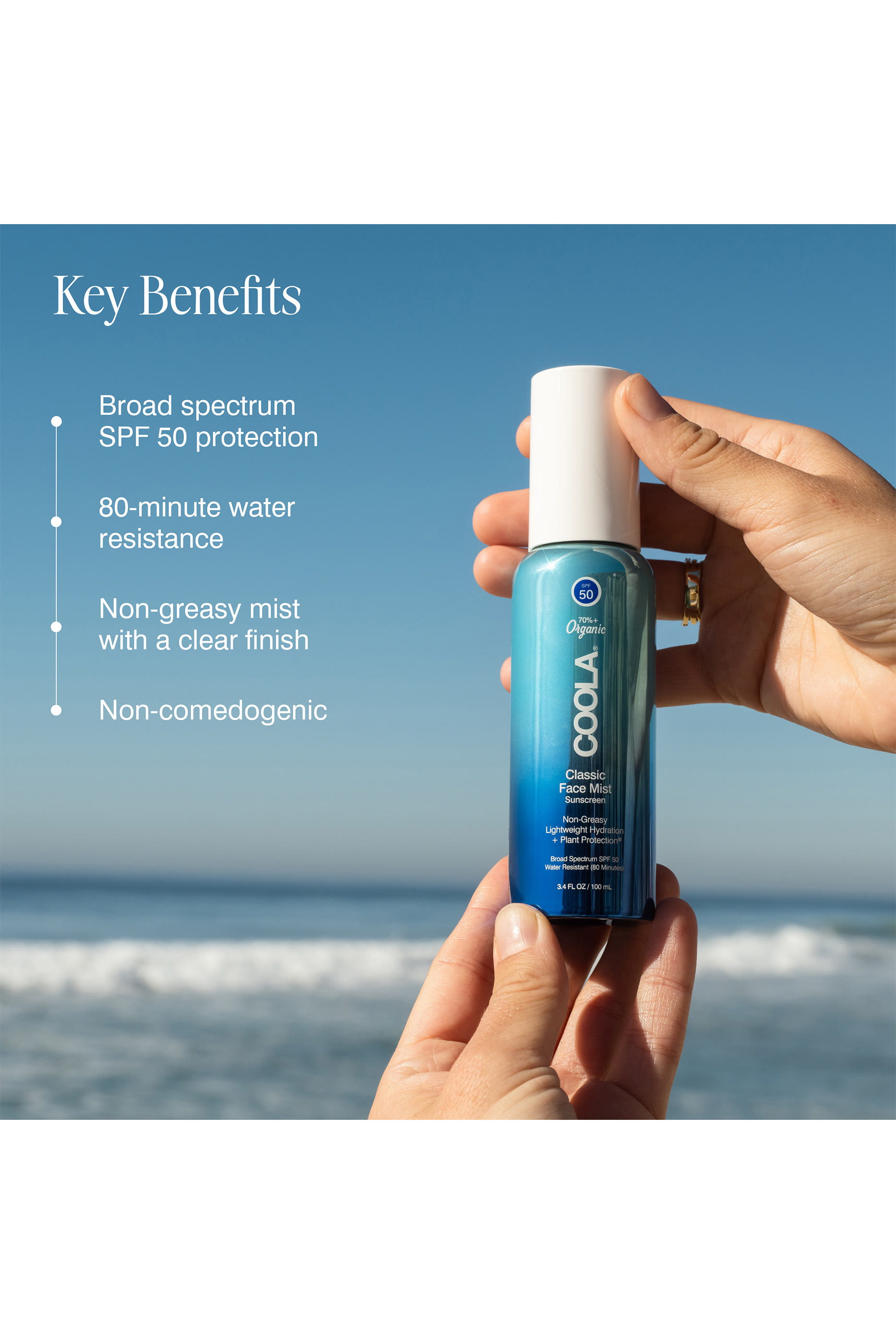 SPF 50 Face Sunscreen Mist