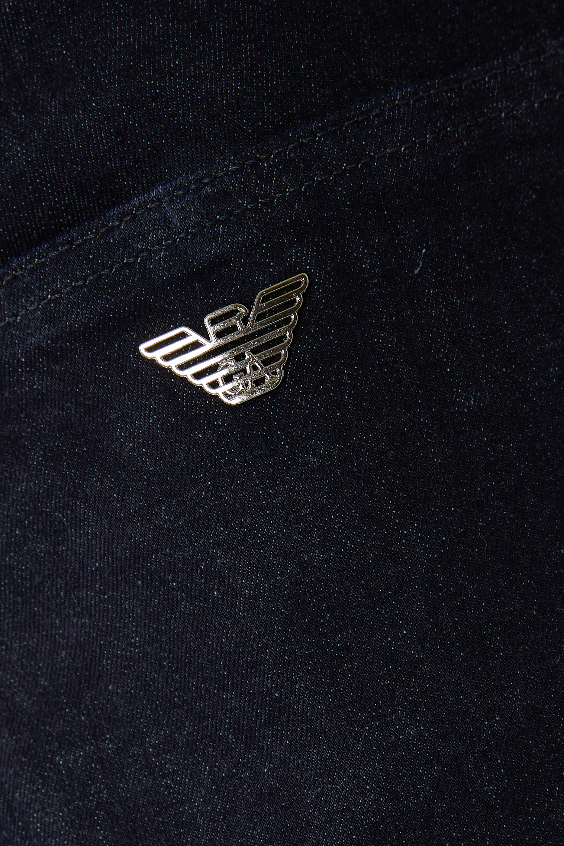 Cotton Denim Straight Jeans