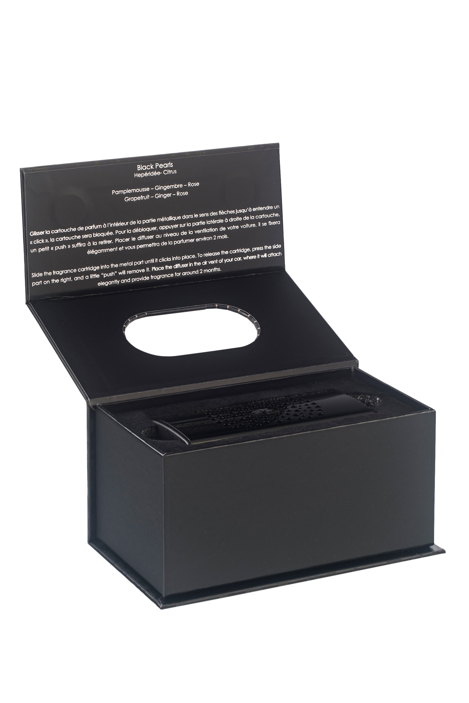 Car Diffuser Pearls Black