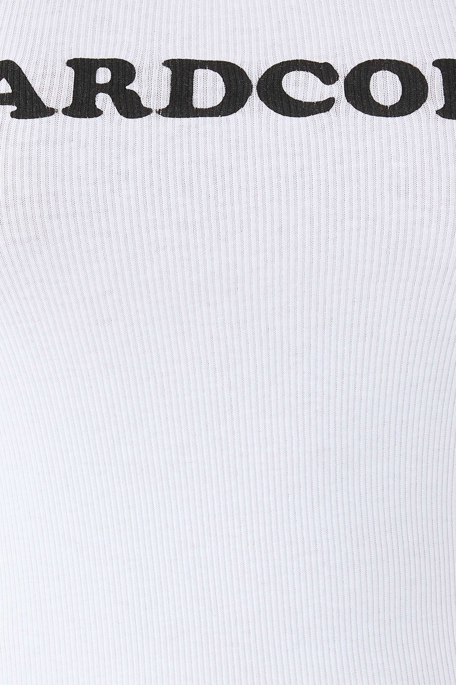 Hardcore Slogan Tank Top